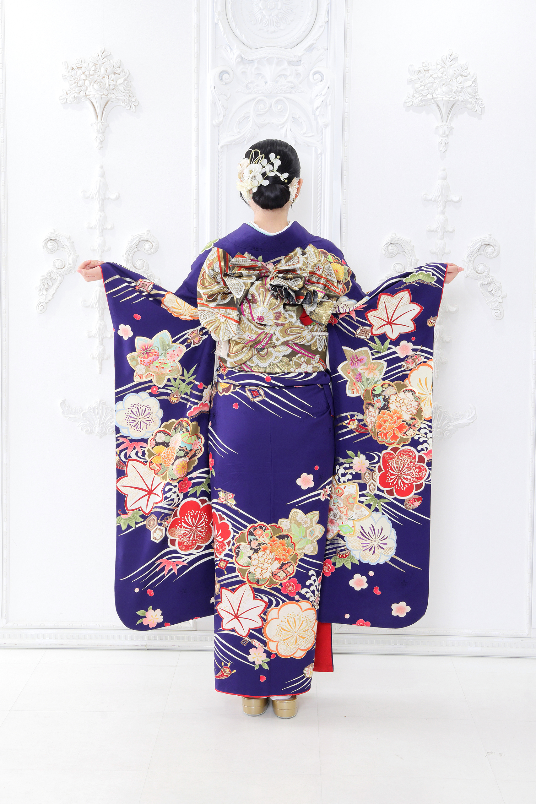 振袖レンタルNP90-<br />82,500円<br />【サイズ】Free 成人式年度: 成人式2027年1月