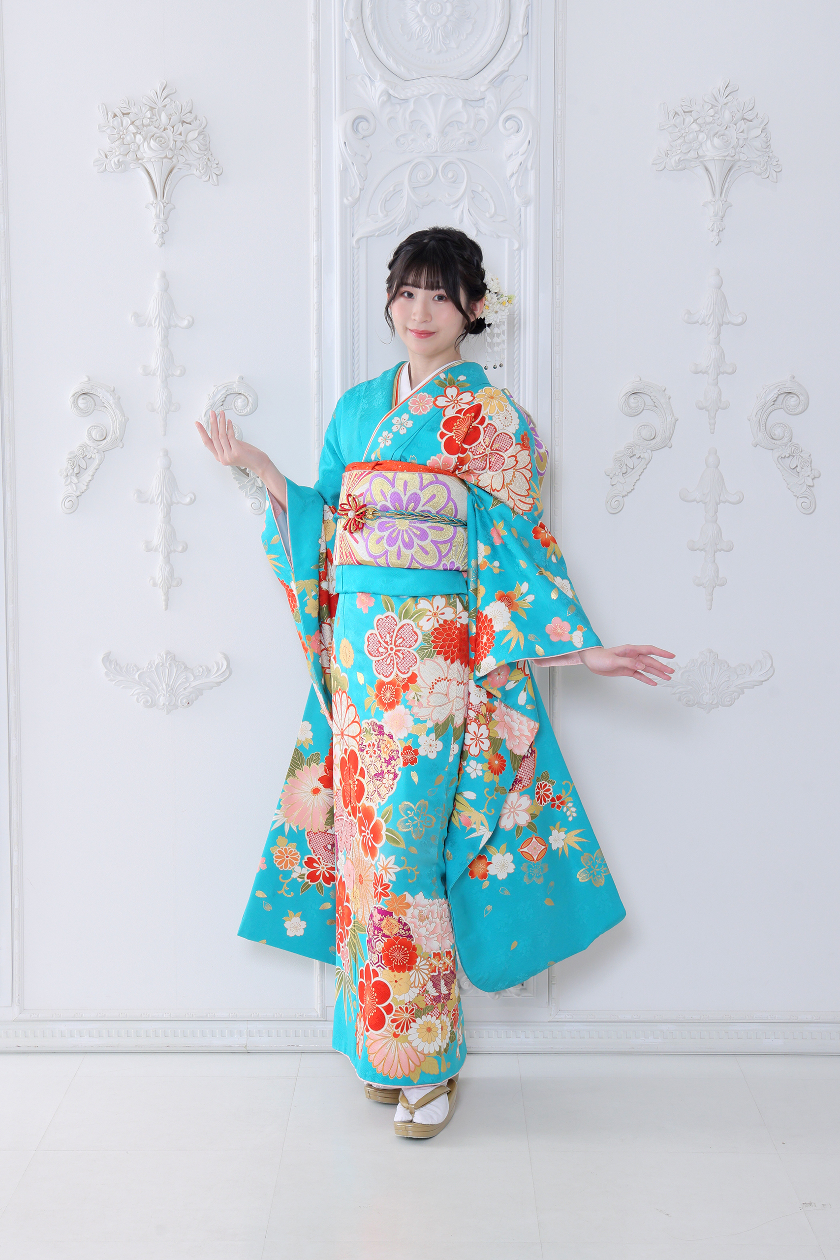 振袖レンタルNP99-<br />137,500円<br />【サイズ】Free 成人式年度: 成人式2027年1月