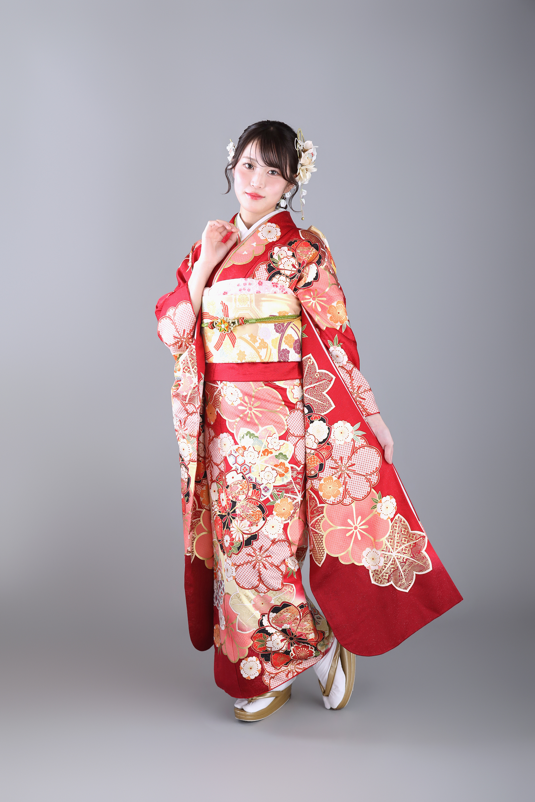 振袖レンタルNP43-<br />137,500円<br />【サイズ】Free 成人式年度: 成人式2027年1月