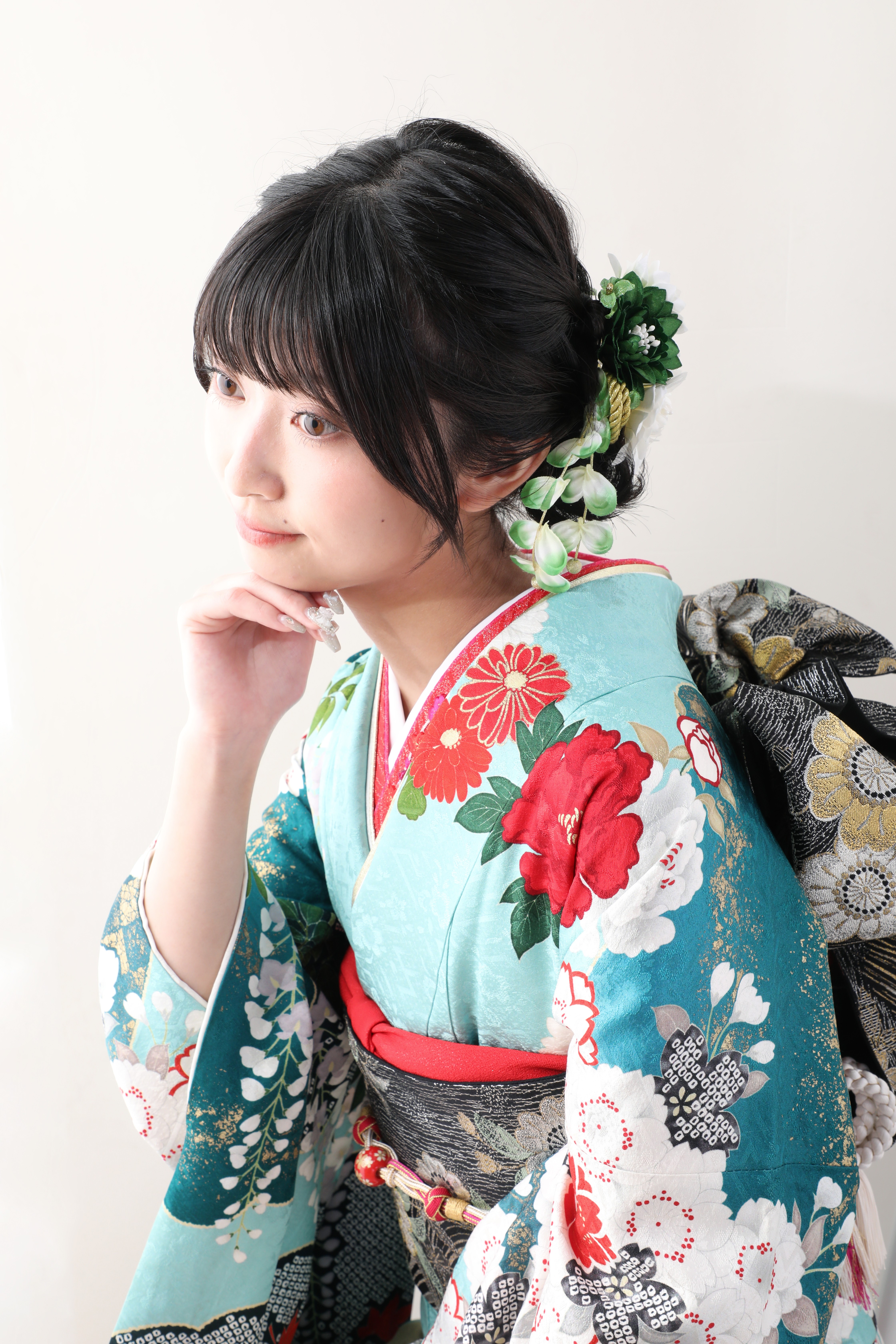 振袖レンタルNP128-<br />137,500円<br />【サイズ】Free 成人式年度: 成人式2027年1月