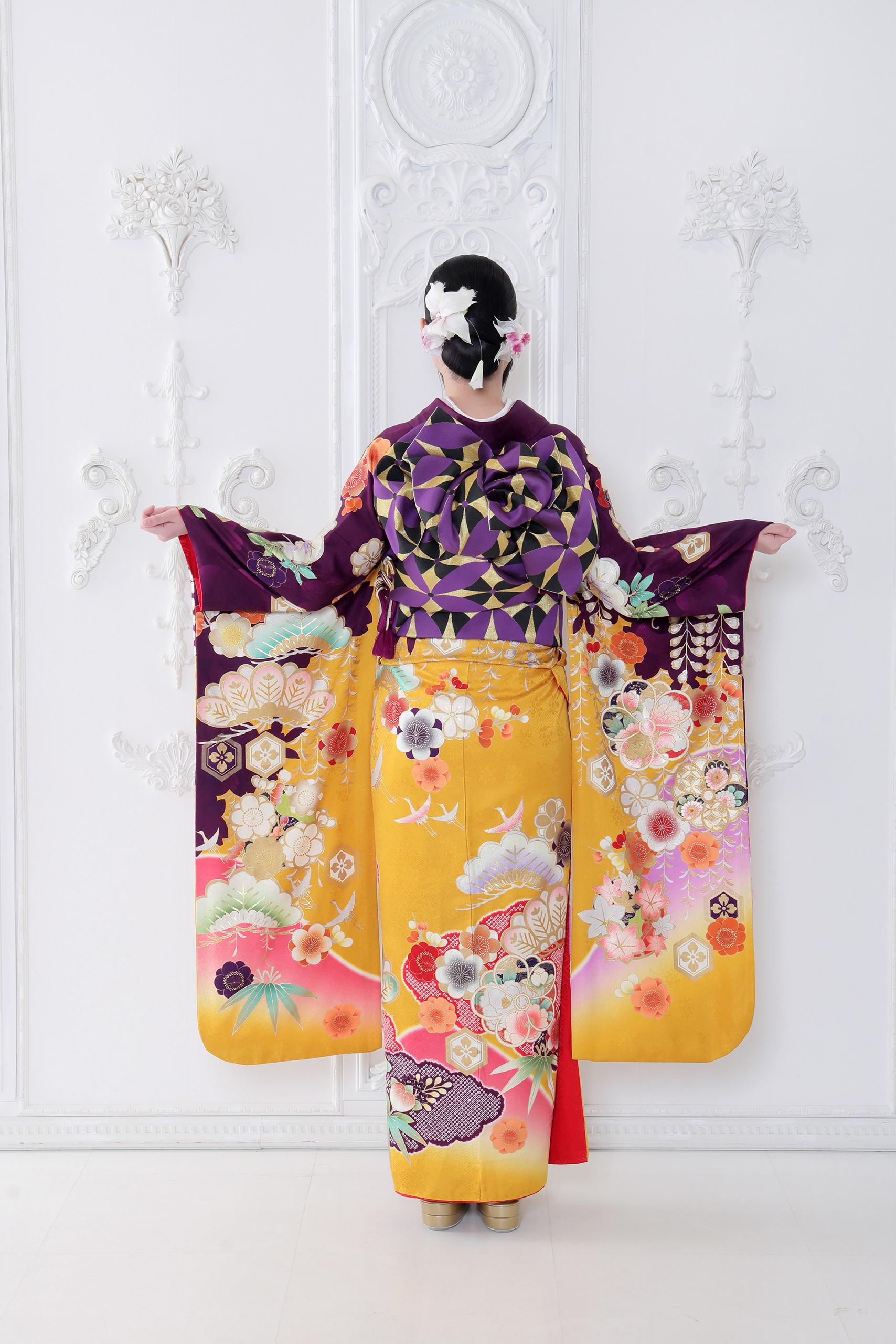 振袖レンタルNP76-<br />137,500円<br />【サイズ】Free 成人式年度: 成人式2027年1月