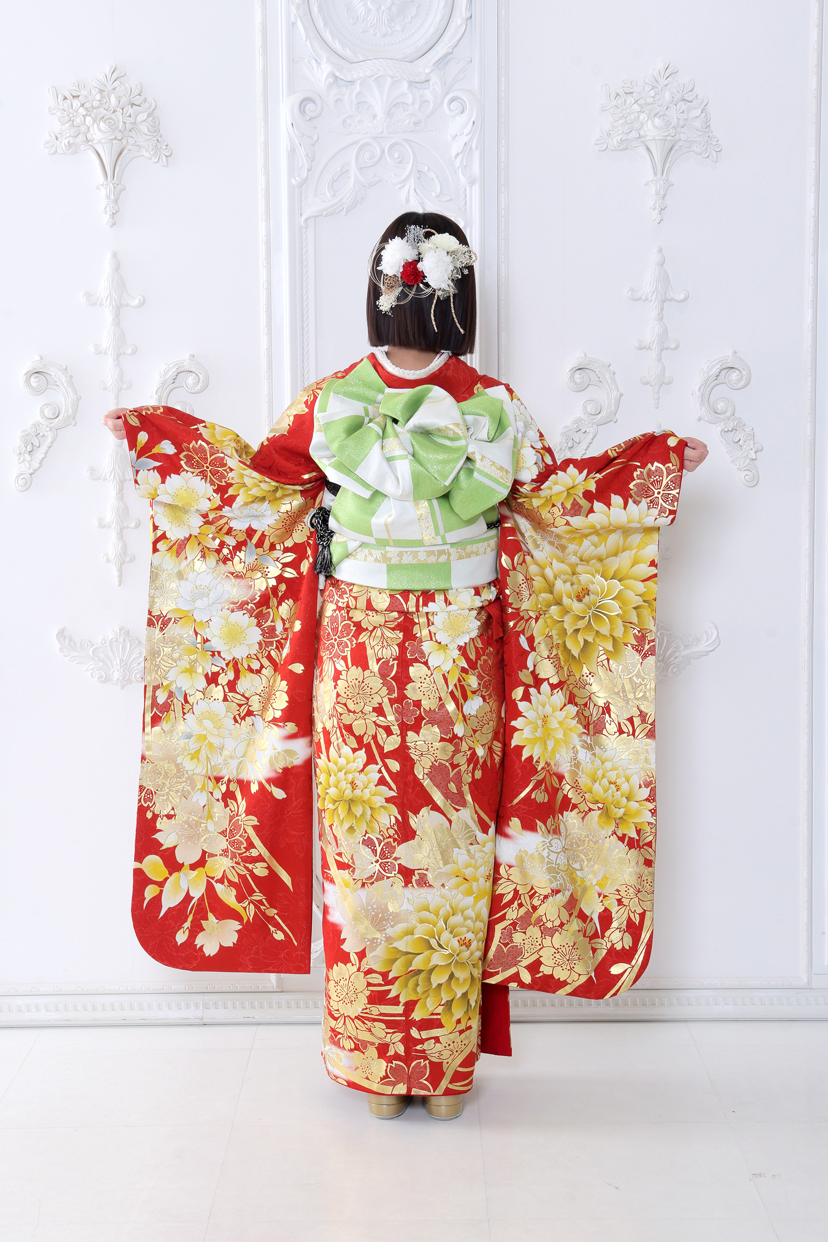 振袖レンタルNP97-<br />137,500円<br />【サイズ】Free 成人式年度: 成人式2027年1月