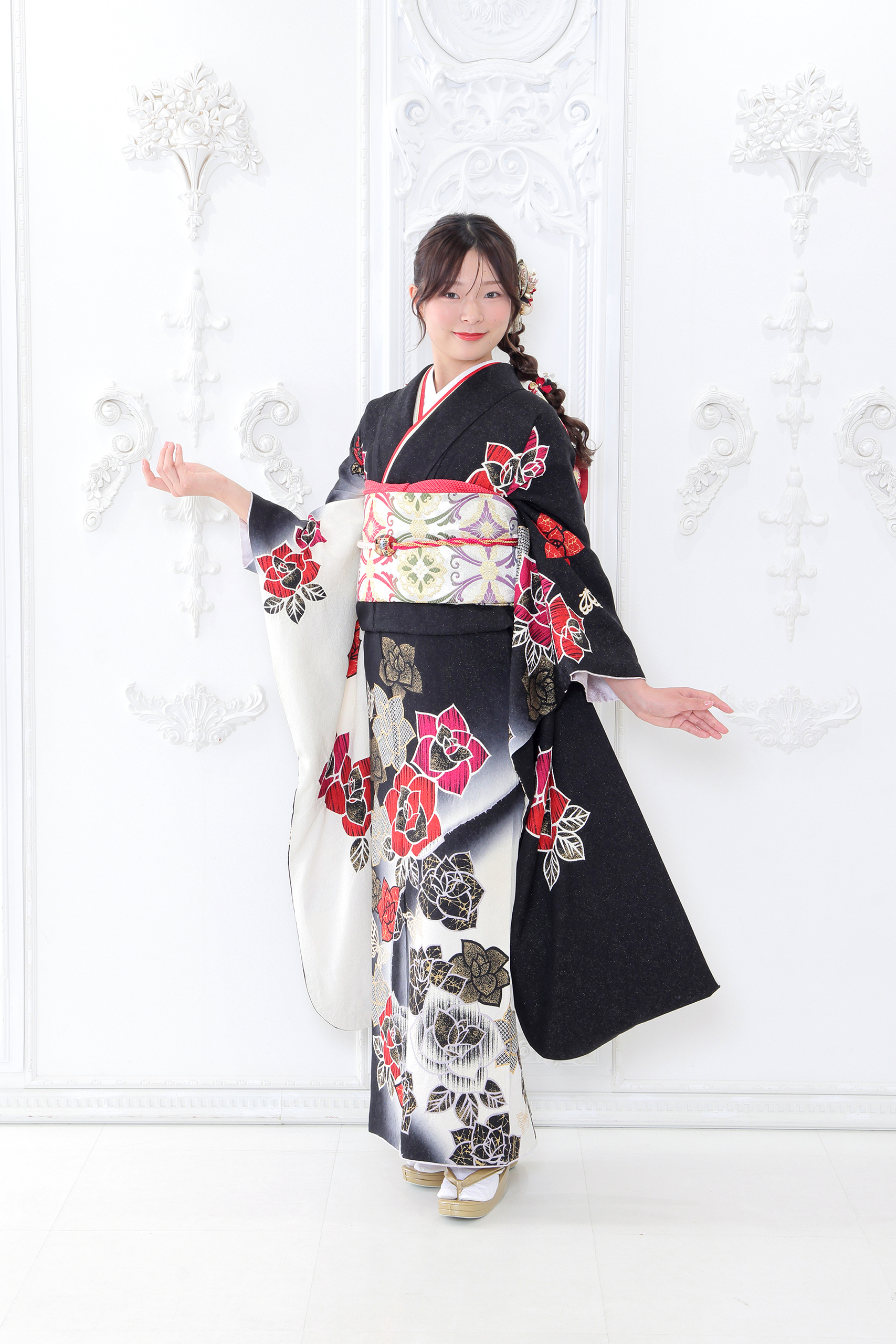 振袖レンタルNP89-<br />137,500円<br />【サイズ】Free 成人式年度: 成人式2027年1月