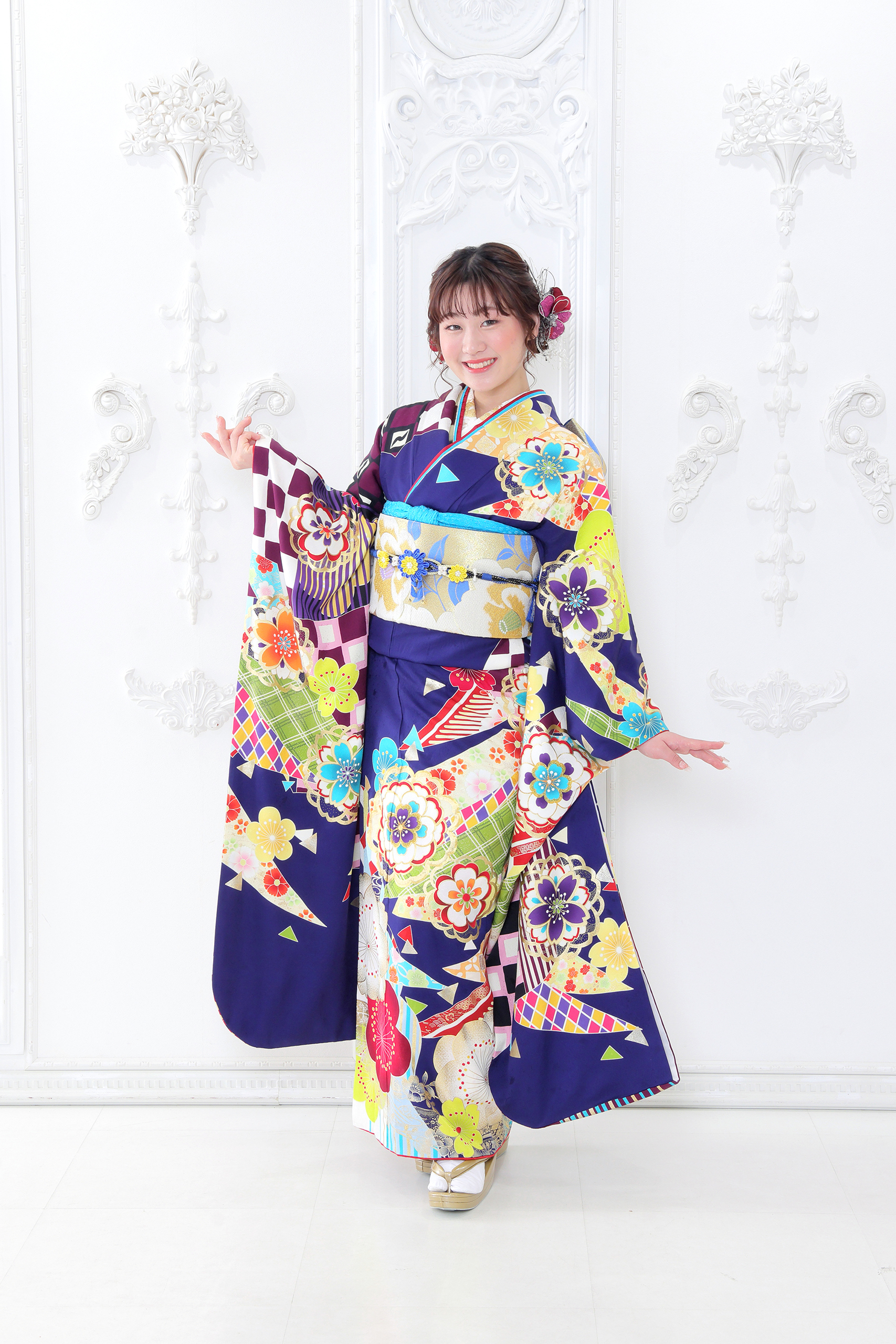 振袖レンタルNP88-<br />137,500円<br />【サイズ】Free 成人式年度: 成人式2027年1月