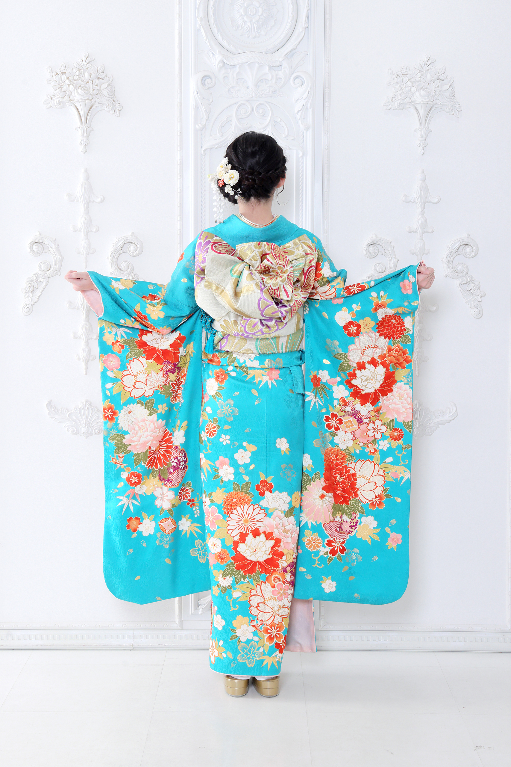 振袖レンタルNP99-<br />137,500円<br />【サイズ】Free 成人式年度: 成人式2027年1月