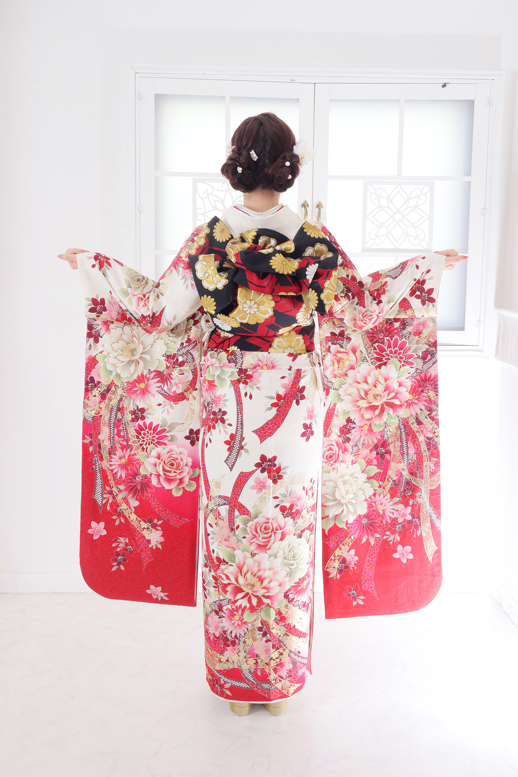 振袖レンタルNP58-<br />137,500円<br />【サイズ】Free 成人式年度: 成人式2027年1月