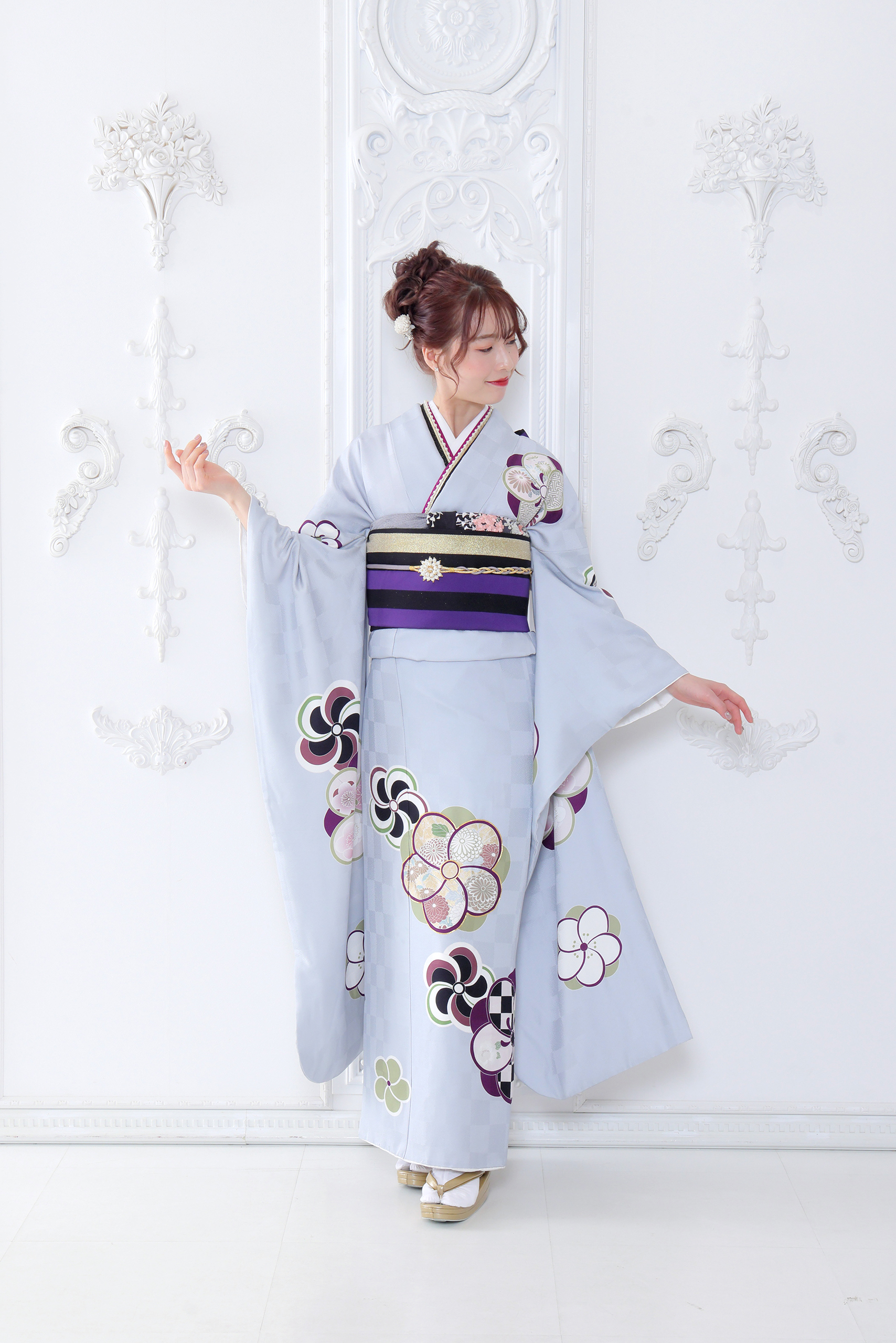 振袖レンタルNP105-<br />192,500円<br />【サイズ】Free 成人式年度: 成人式2027年1月