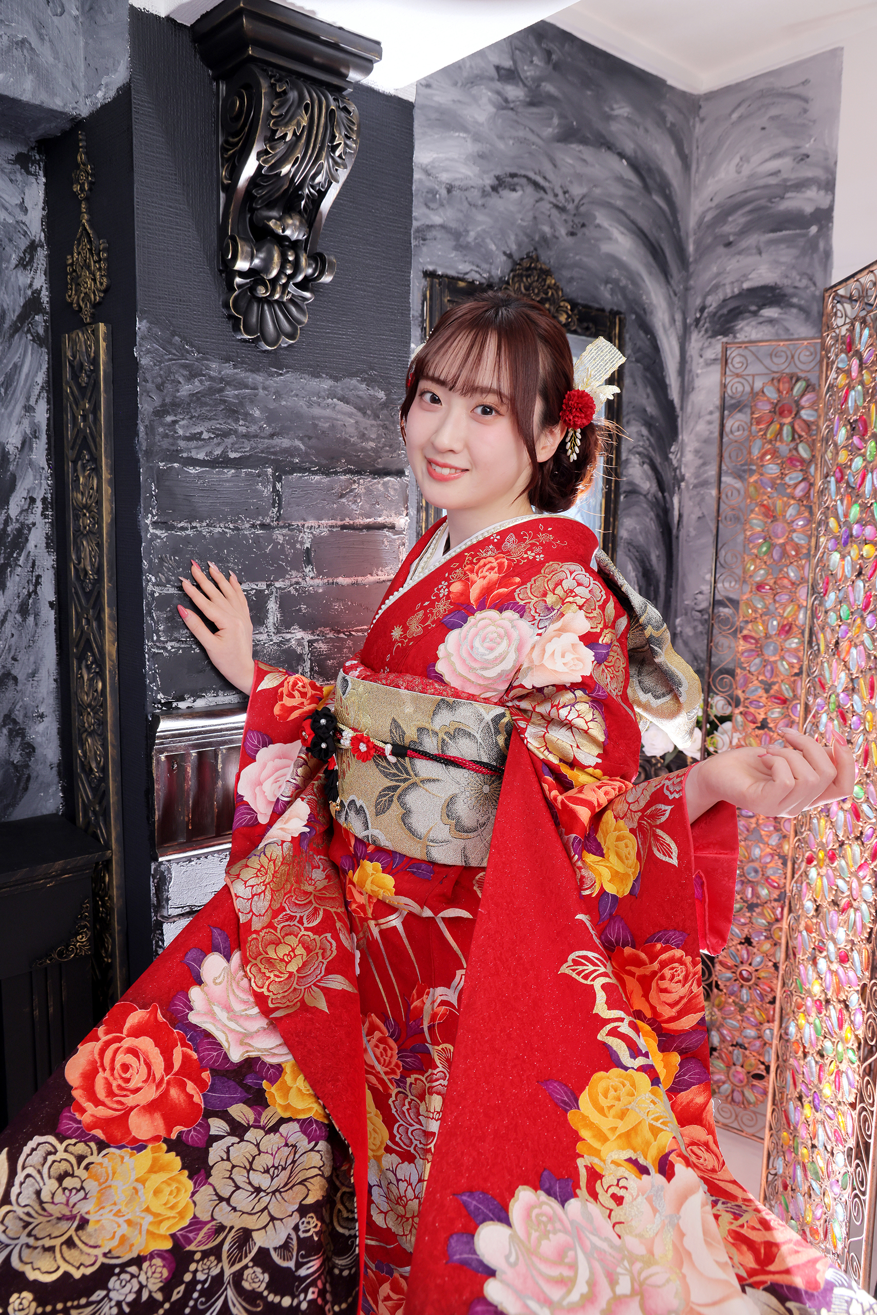 振袖レンタルNP64-<br />137,500円<br />【サイズ】Free 成人式年度: 成人式2027年1月