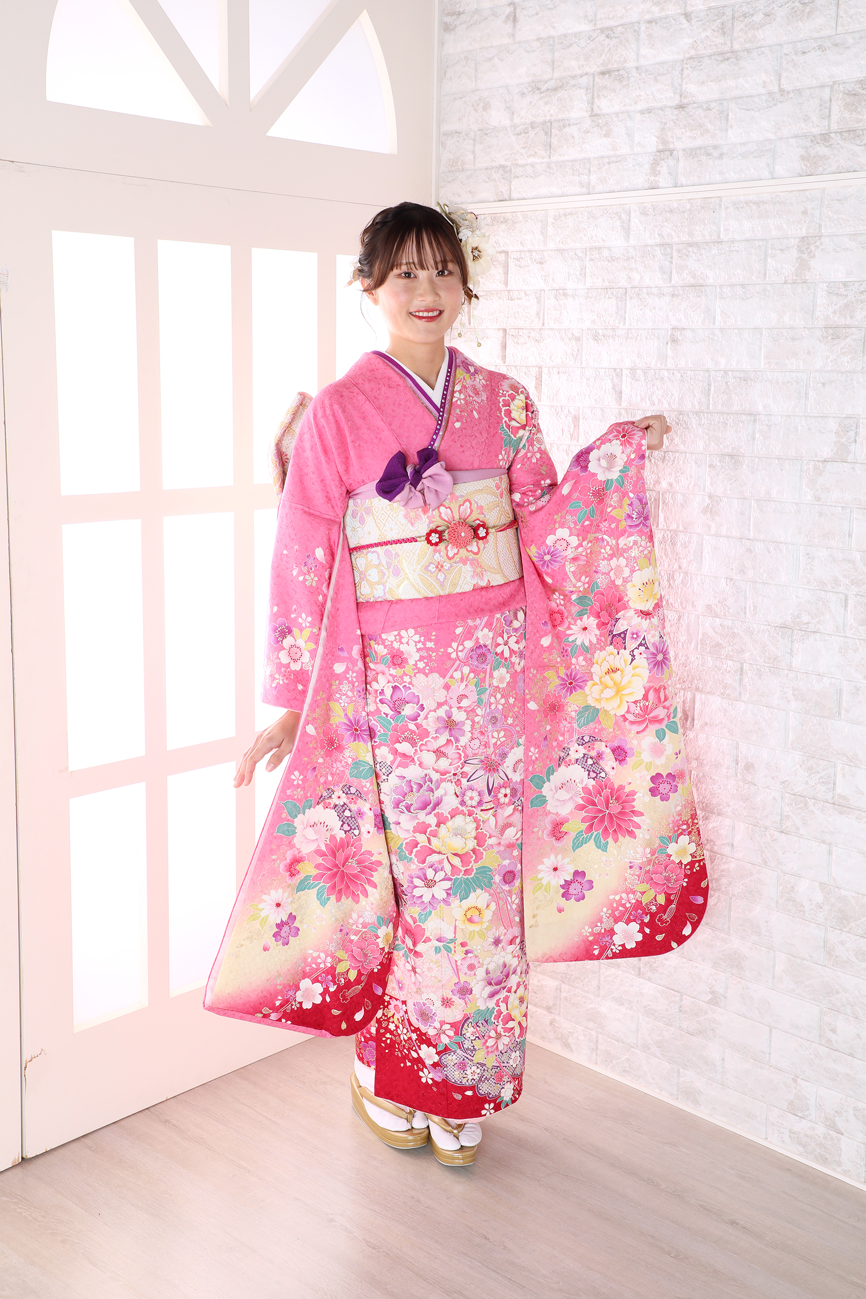 振袖レンタルNP25-<br />82,500円<br />【サイズ】Free 成人式年度: 成人式2027年1月