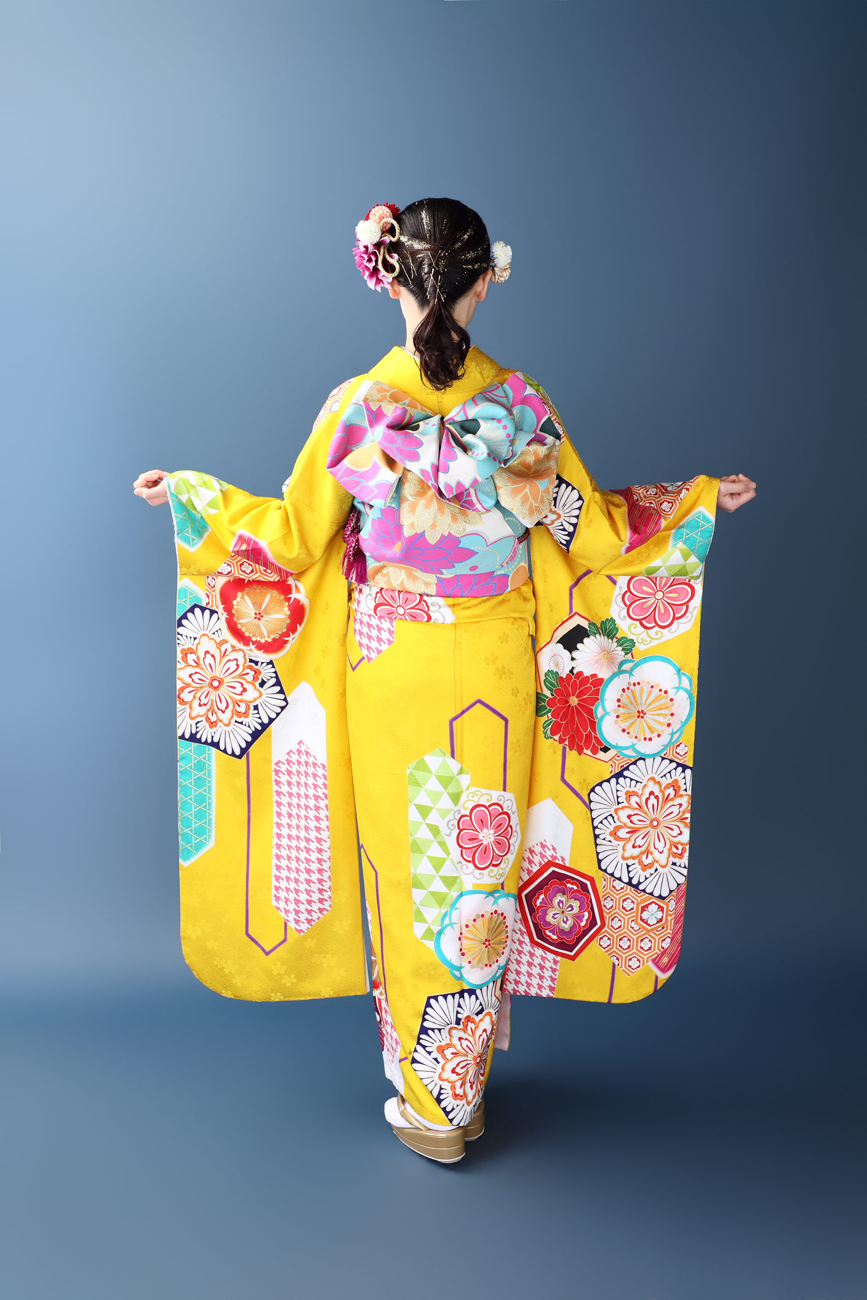 振袖レンタルNP40-<br />137,500円<br />【サイズ】Free 成人式年度: 成人式2027年1月