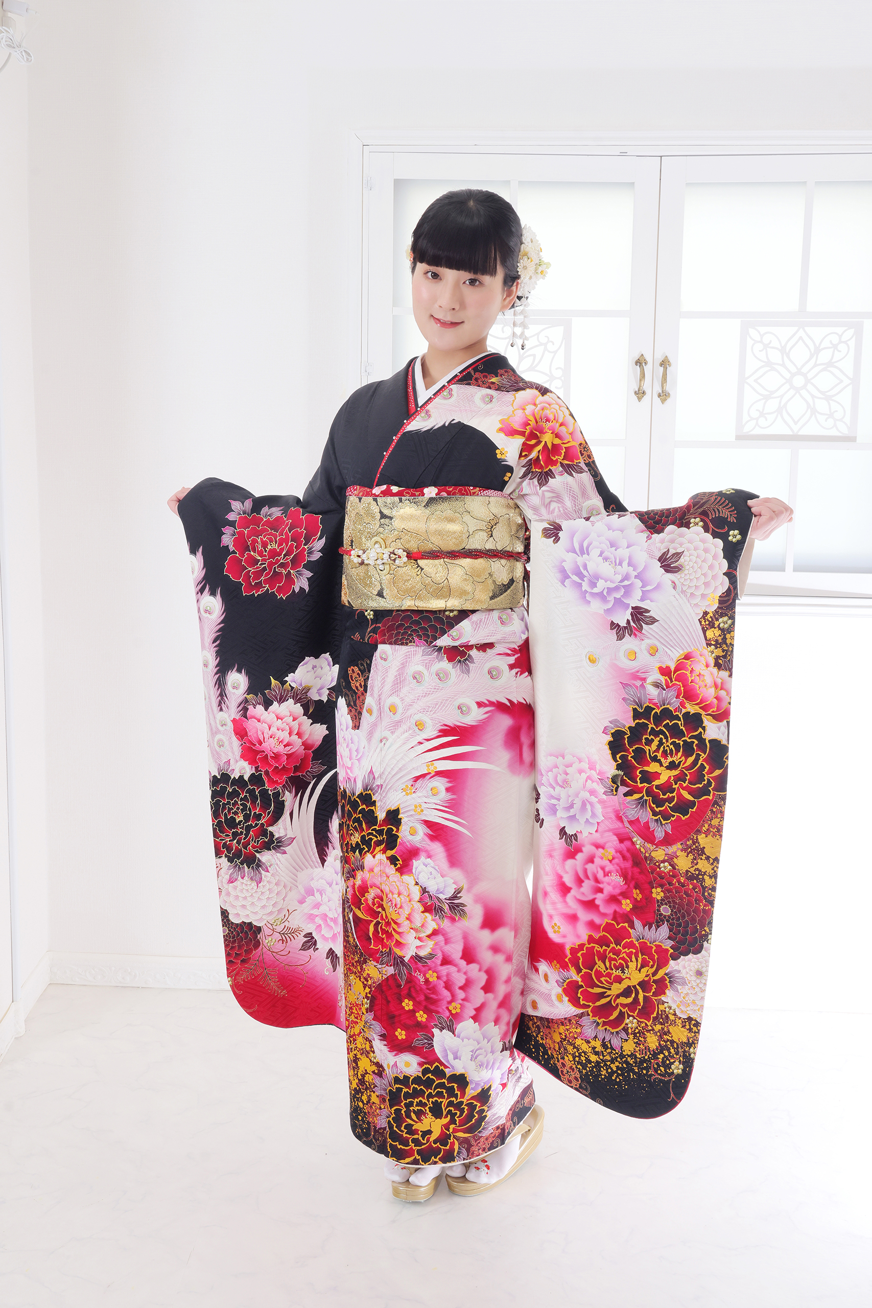 振袖レンタルNP59-<br />137,500円<br />【サイズ】Free 成人式年度: 成人式2027年1月