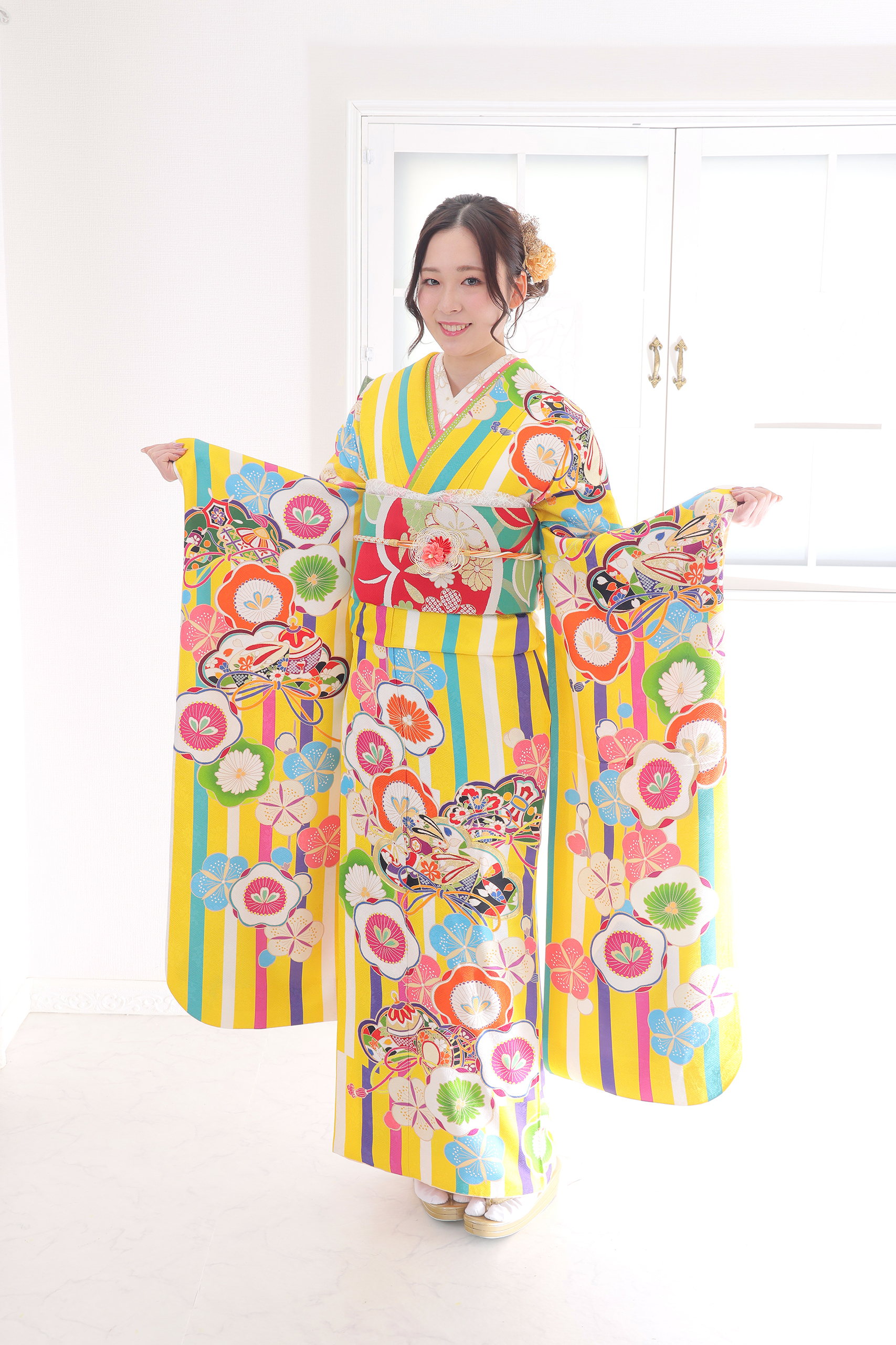 振袖レンタルNP54-<br />137,500円<br />【サイズ】Free 成人式年度: 成人式2027年1月