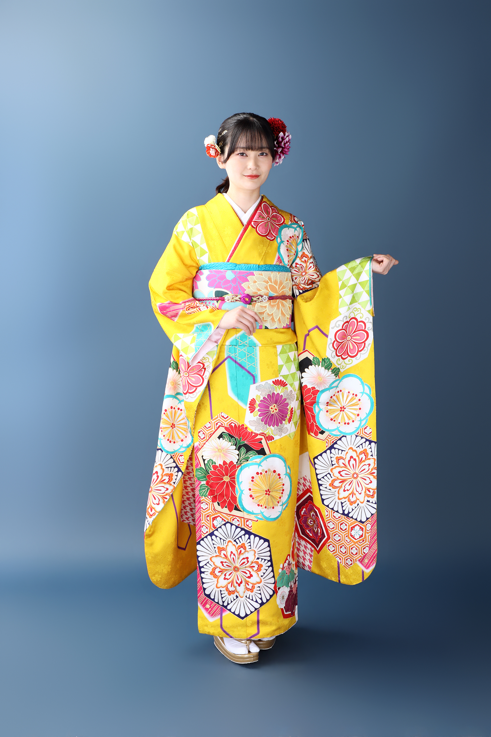 振袖レンタルNP40-<br />137,500円<br />【サイズ】Free 成人式年度: 成人式2027年1月