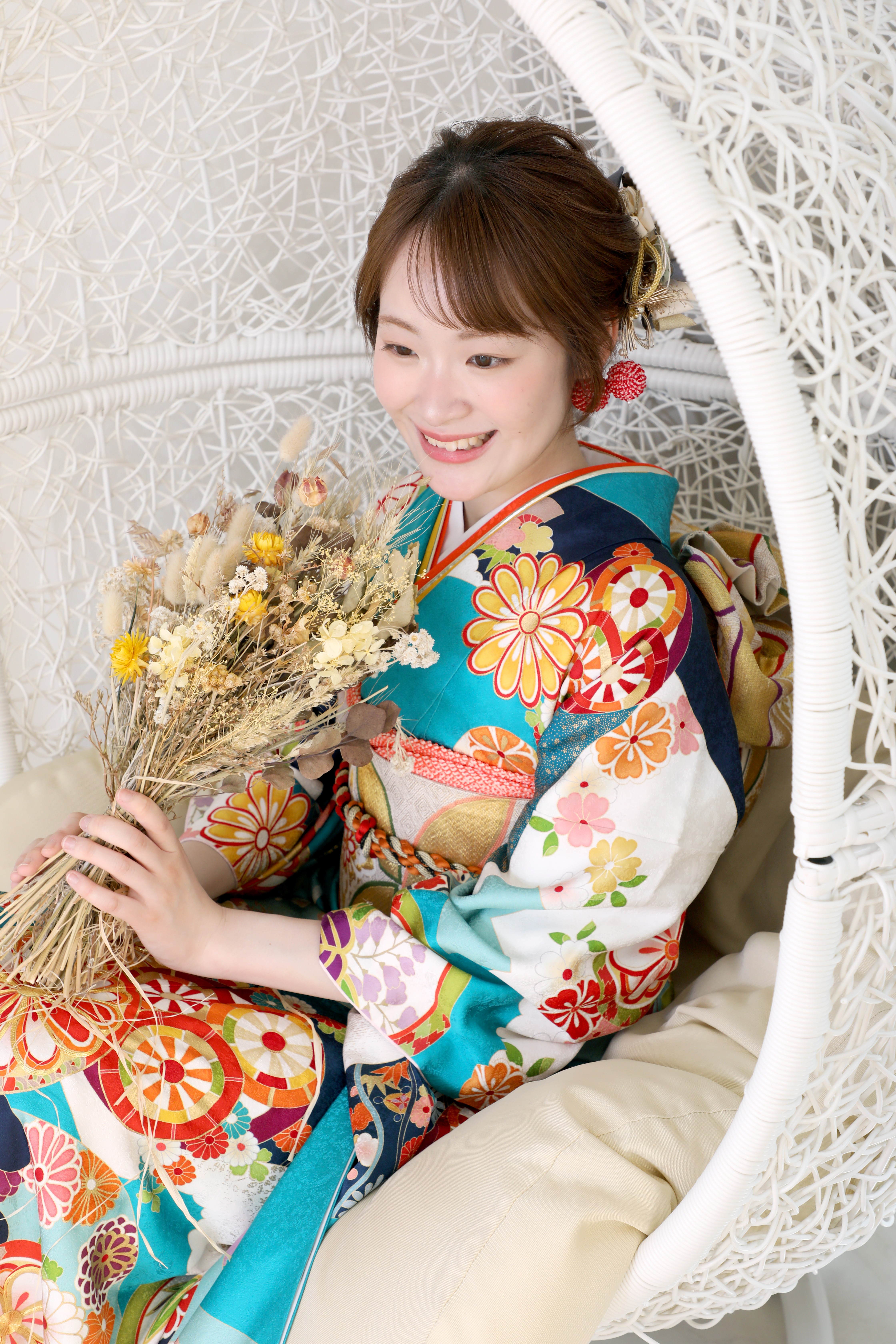 振袖レンタルNP129-<br />137,500円<br />【サイズ】Free 成人式年度: 成人式2027年1月