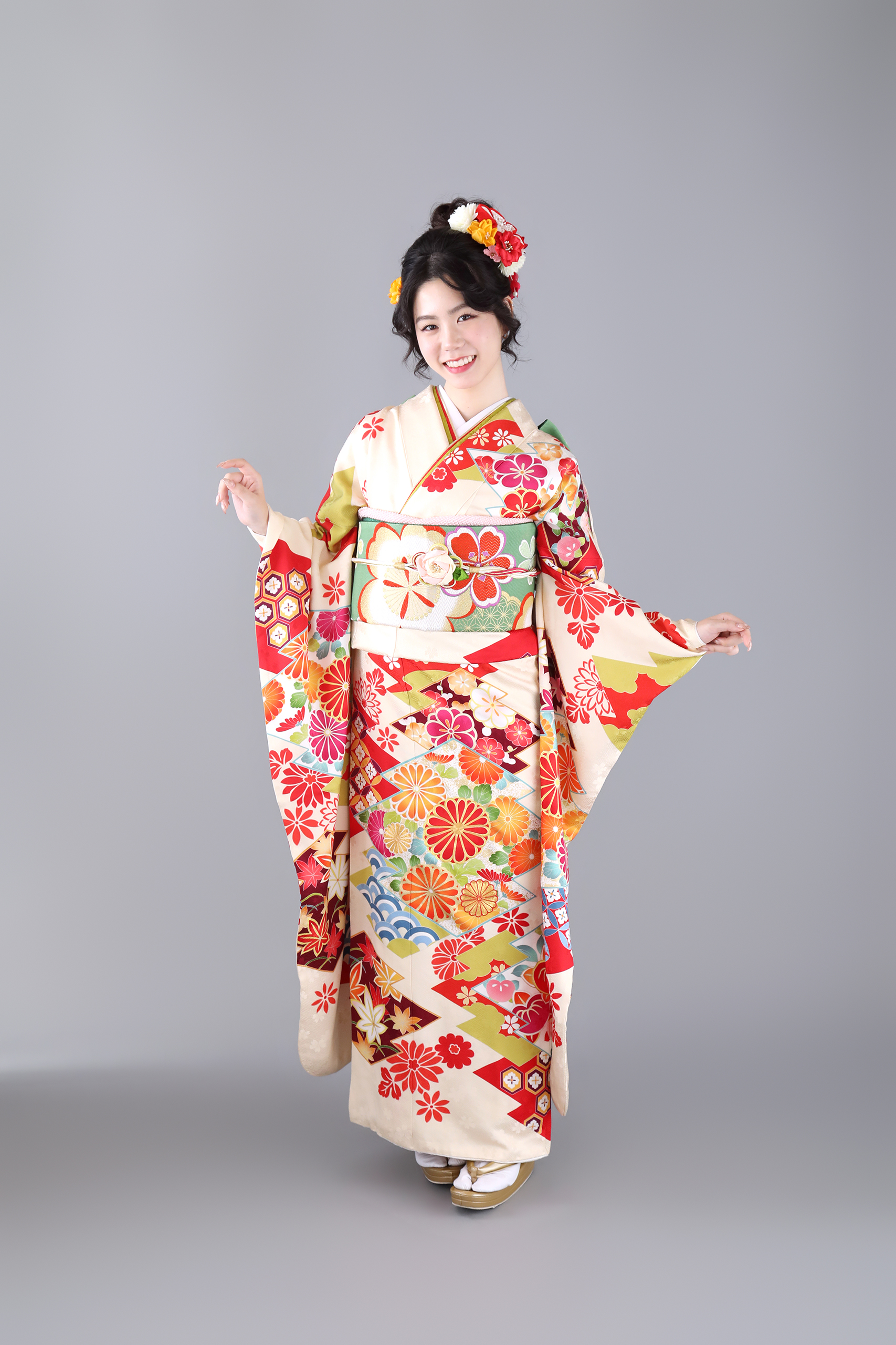 振袖レンタルNP10-<br />82,500円<br />【サイズ】Free 成人式年度: 成人式2027年1月