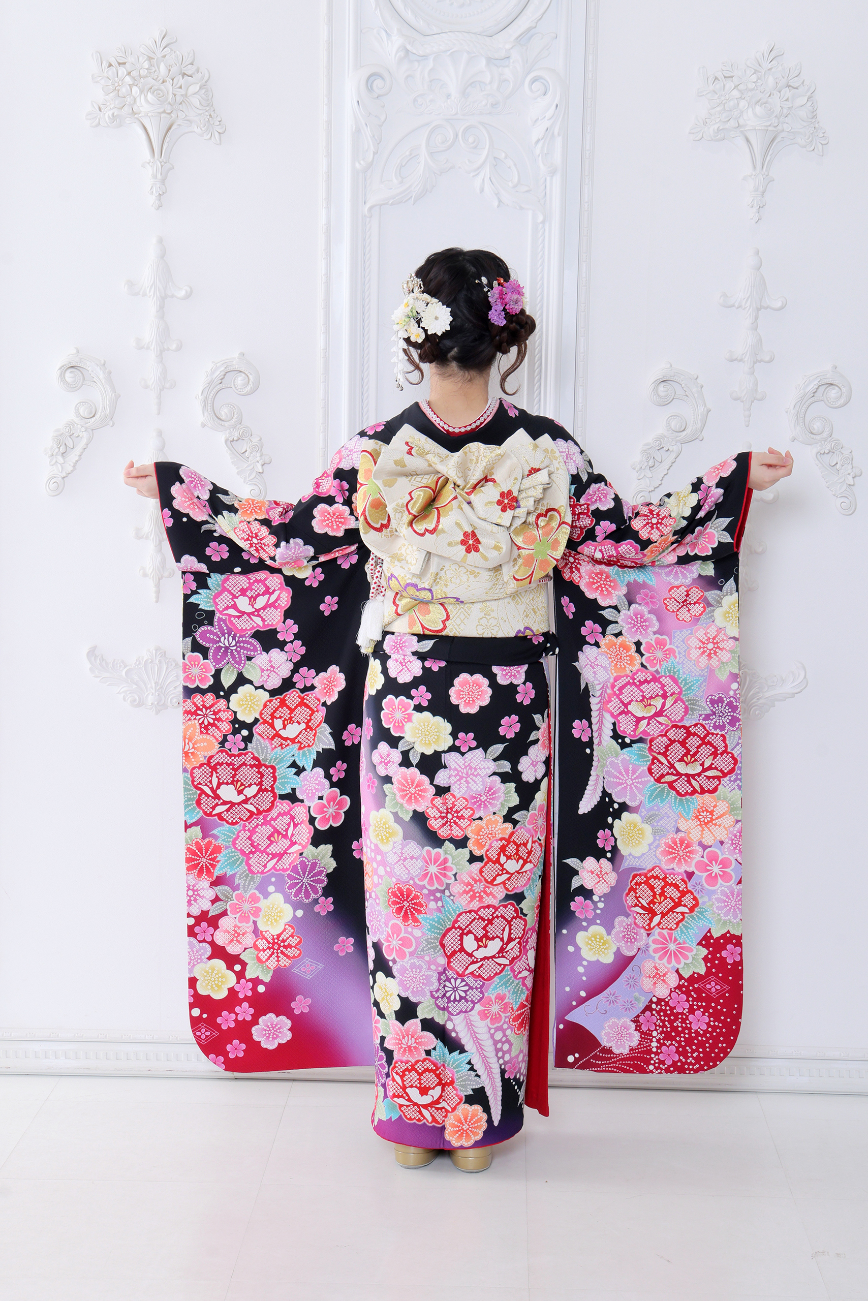 振袖レンタルNP86-<br />82,500円<br />【サイズ】Free 成人式年度: 成人式2027年1月