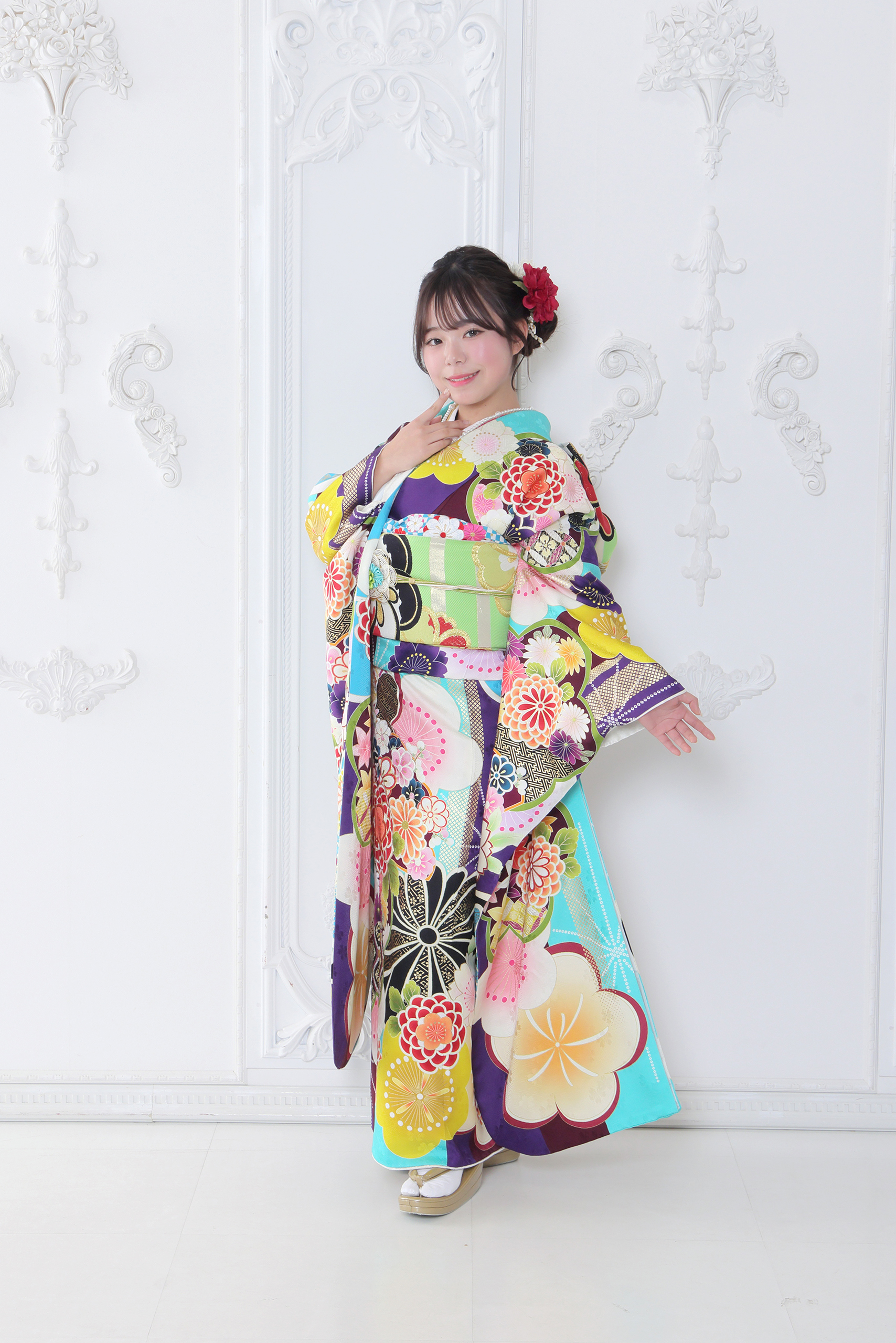 振袖レンタルNP83-<br />137,500円<br />【サイズ】Free 成人式年度: 成人式2027年1月