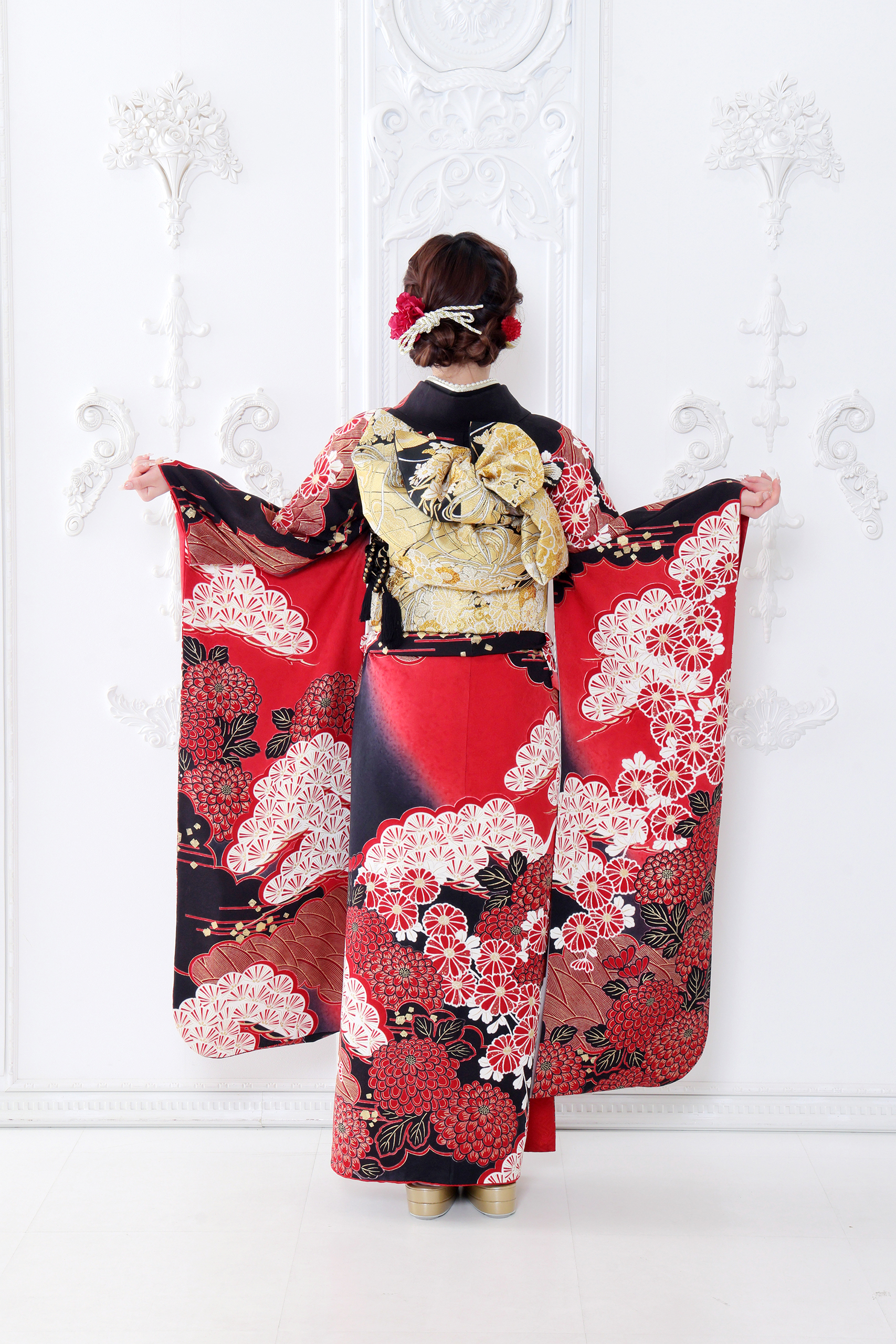 振袖レンタルNP94-<br />137,500円<br />【サイズ】Free 成人式年度: 成人式2027年1月