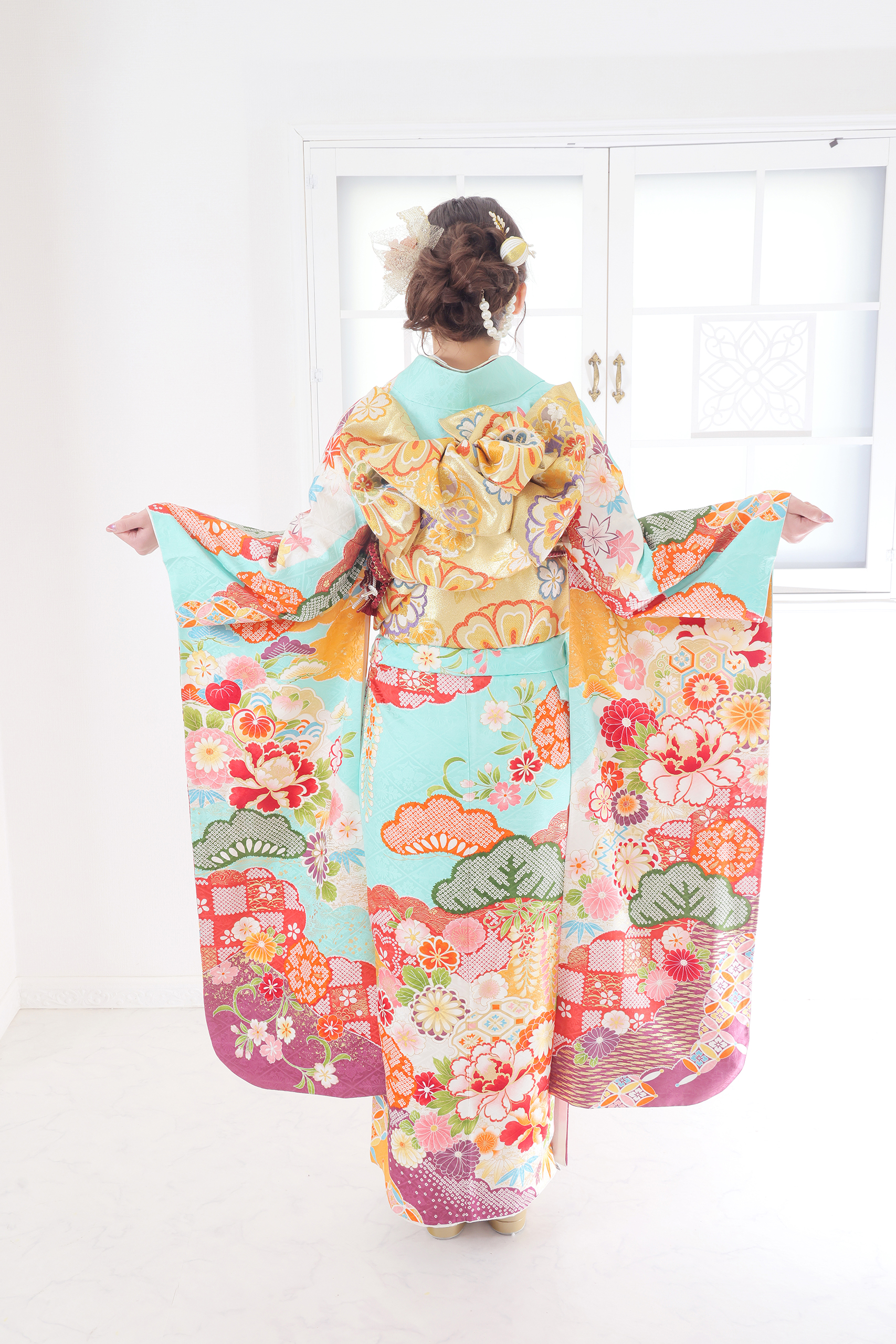 振袖レンタルNP60-<br />137,500円<br />【サイズ】Free 成人式年度: 成人式2027年1月