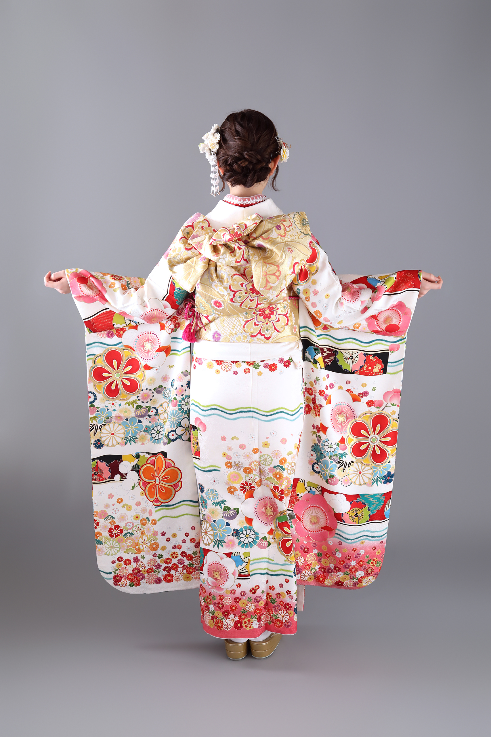 振袖レンタルNP17-<br />82,500円<br />【サイズ】Free 成人式年度: 成人式2027年1月