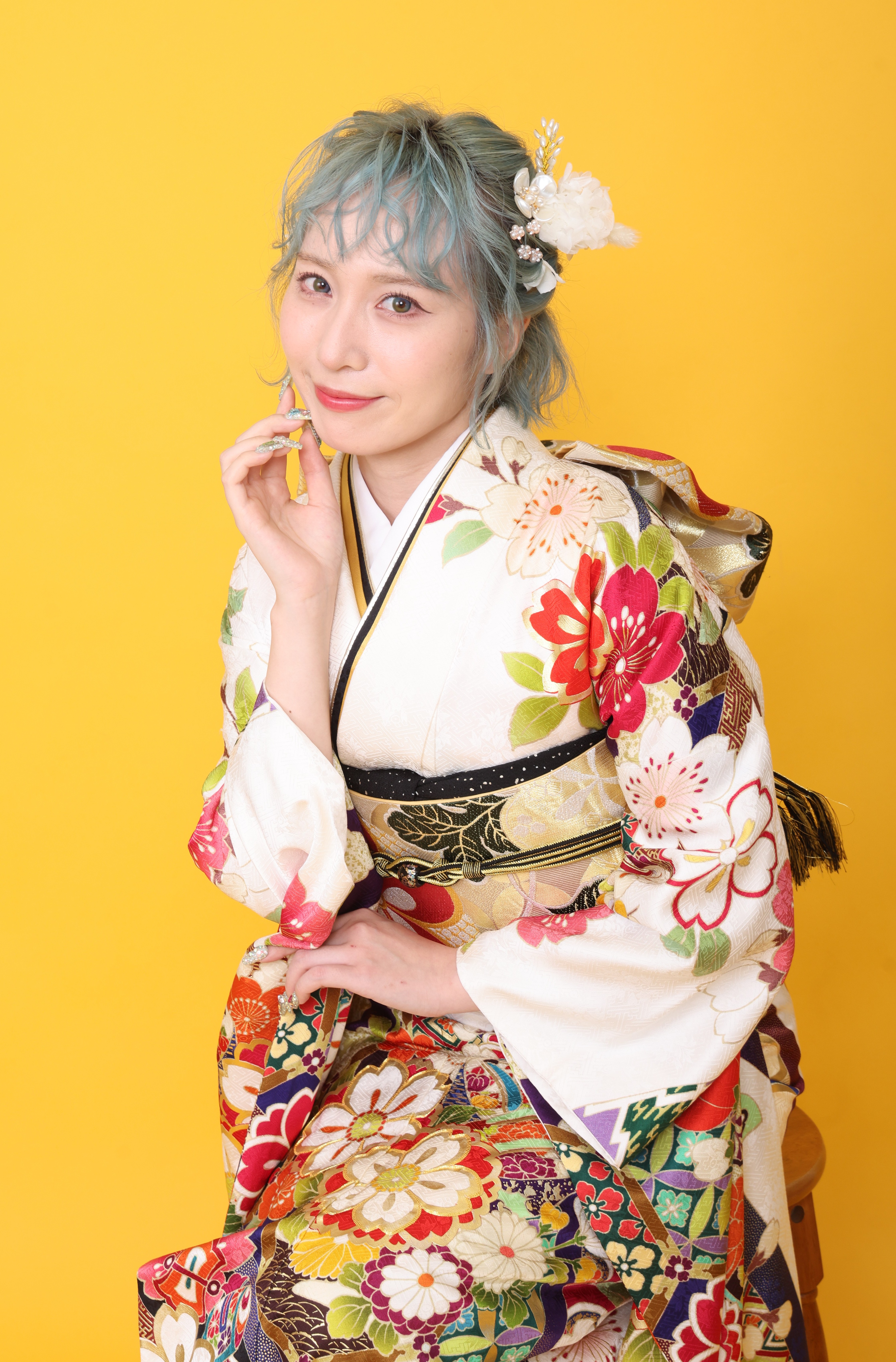 振袖レンタルNP138-<br />137,500円<br />　【サイズ】Free 成人式年度: 成人式2027年1月
