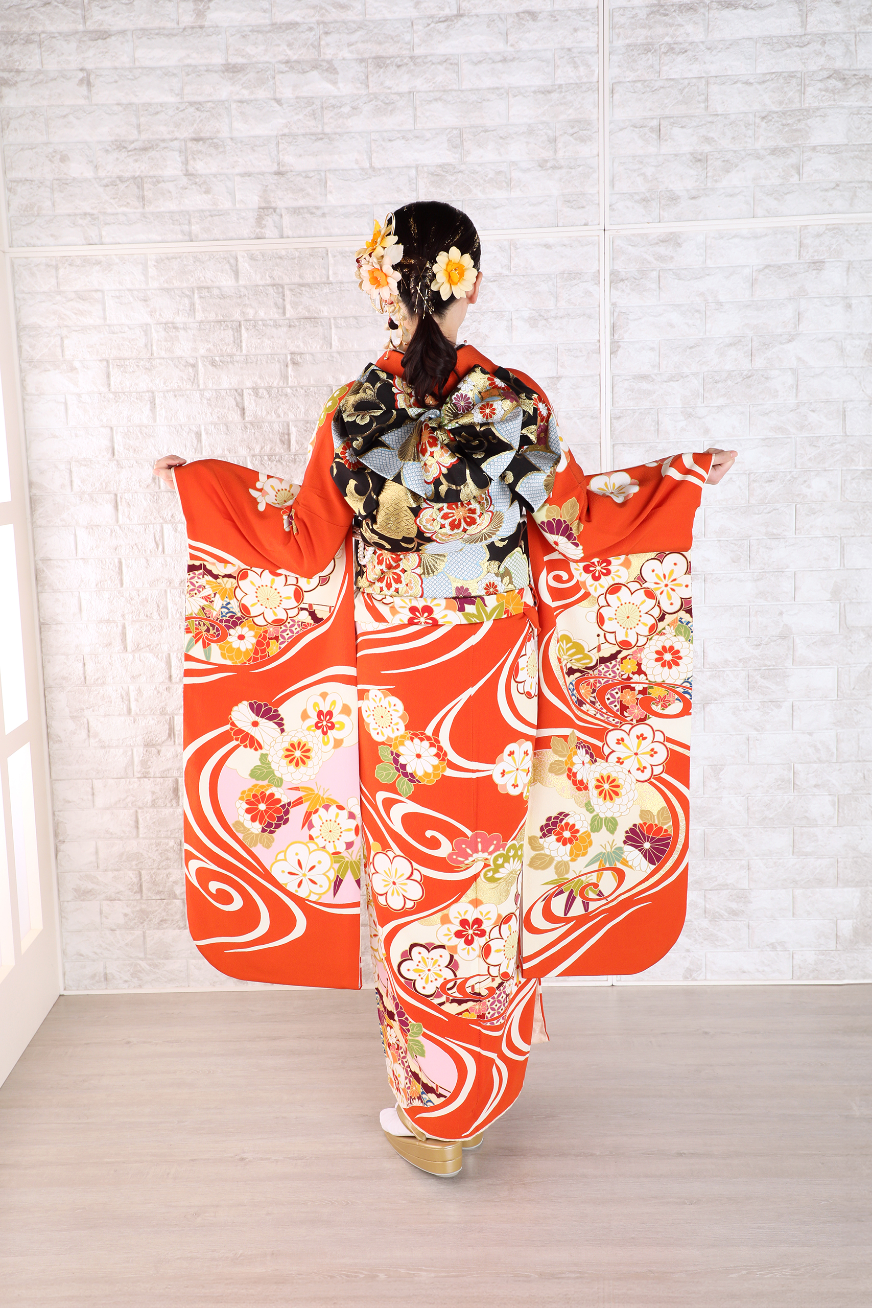 振袖レンタルNP45-<br />137,500円<br />【サイズ】Free 成人式年度: 成人式2027年1月