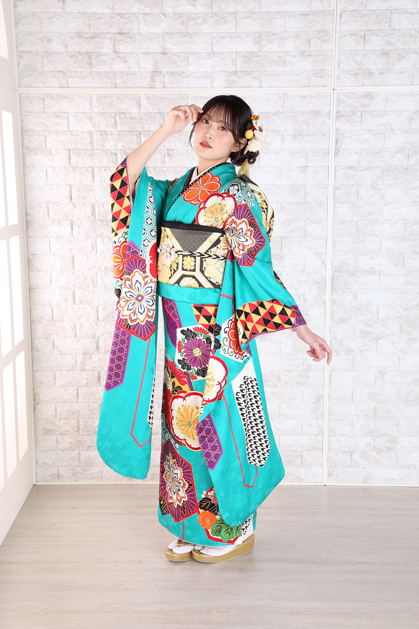 振袖レンタルNP15-<br />137,500円<br />【サイズ】Free 成人式年度: 成人式2027年1月