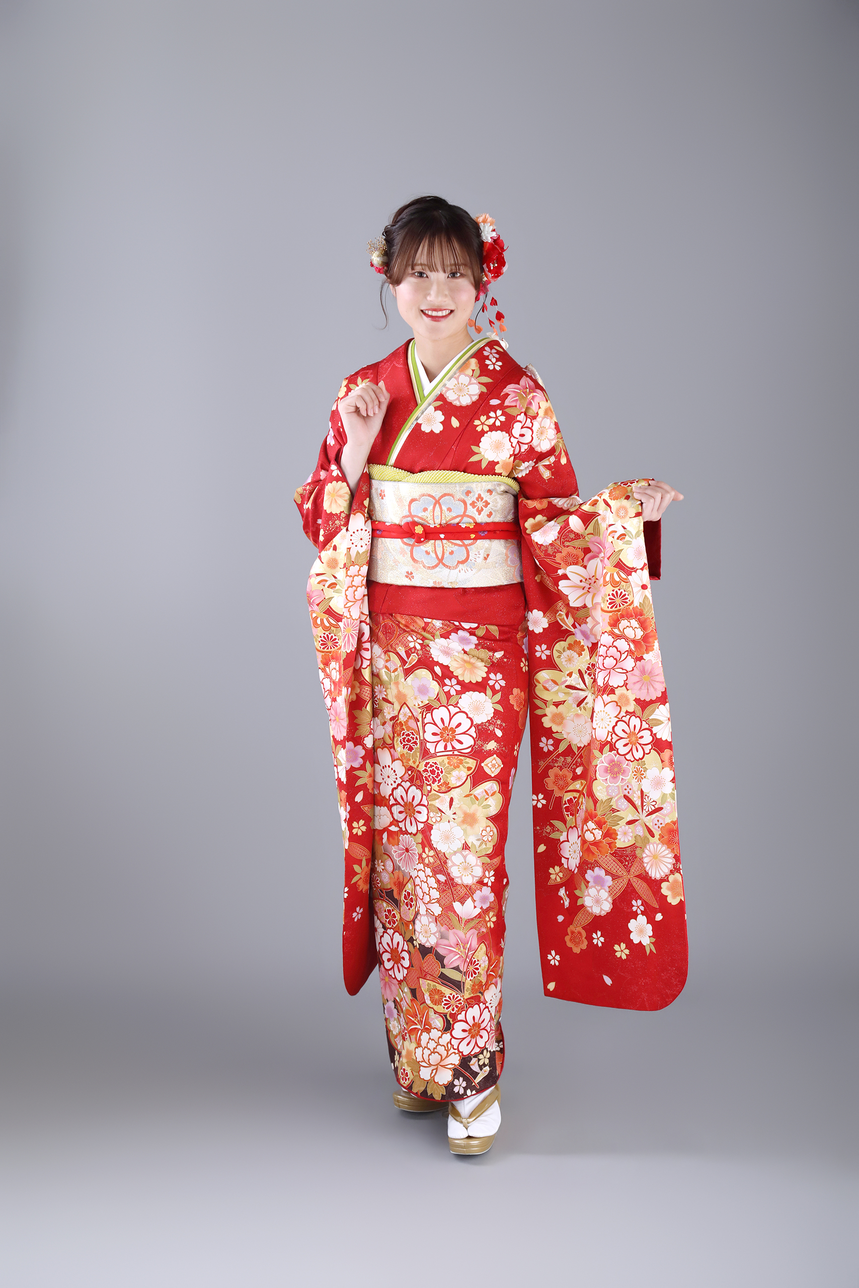 振袖レンタルNP34-<br />82,500円<br />【サイズ】Free 成人式年度: 成人式2027年1月