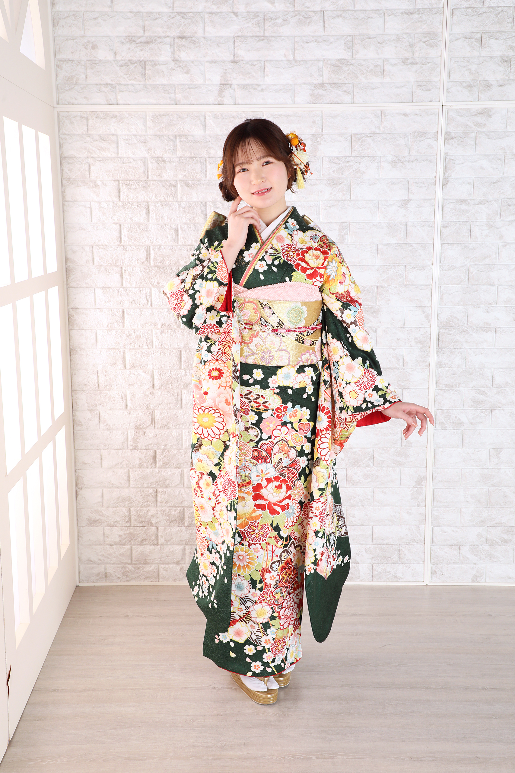 振袖レンタルNP5-<br />82,500円<br />　【サイズ】Free 成人式年度: 成人式2027年1月