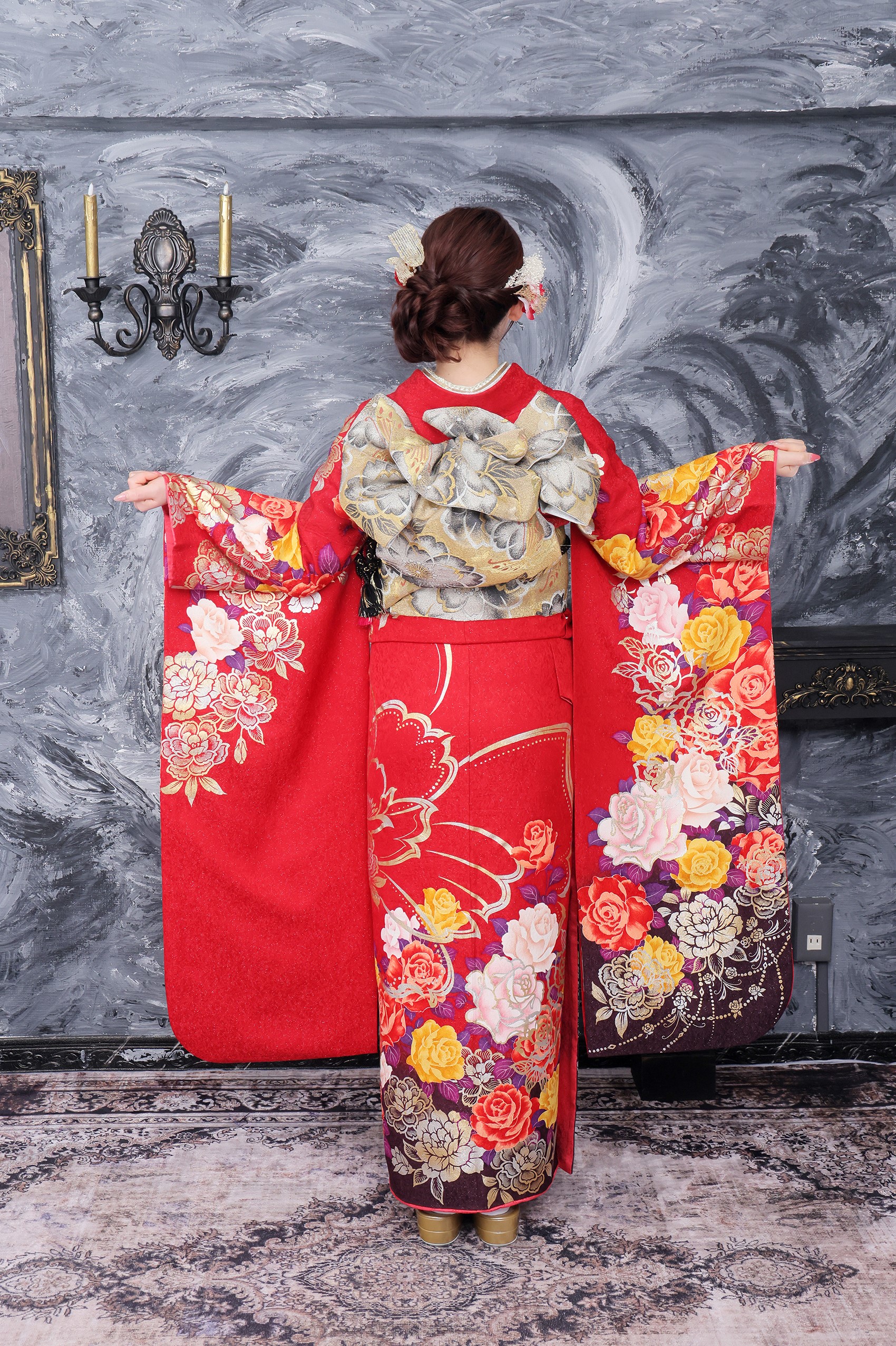 振袖レンタルNP64-<br />137,500円<br />【サイズ】Free 成人式年度: 成人式2027年1月