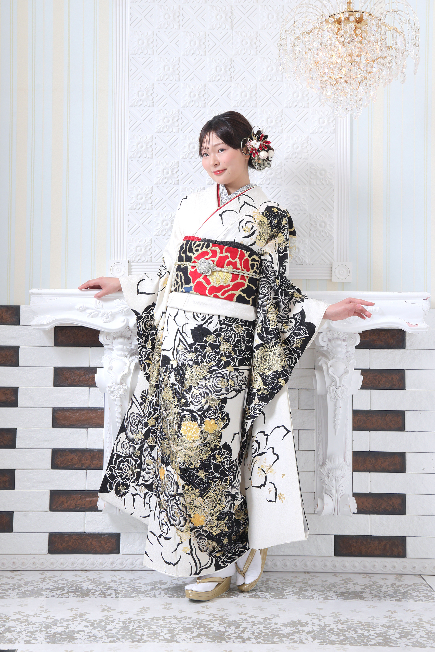 振袖レンタルNP95-<br />137,500円<br />【サイズ】Free 成人式年度: 成人式2027年1月