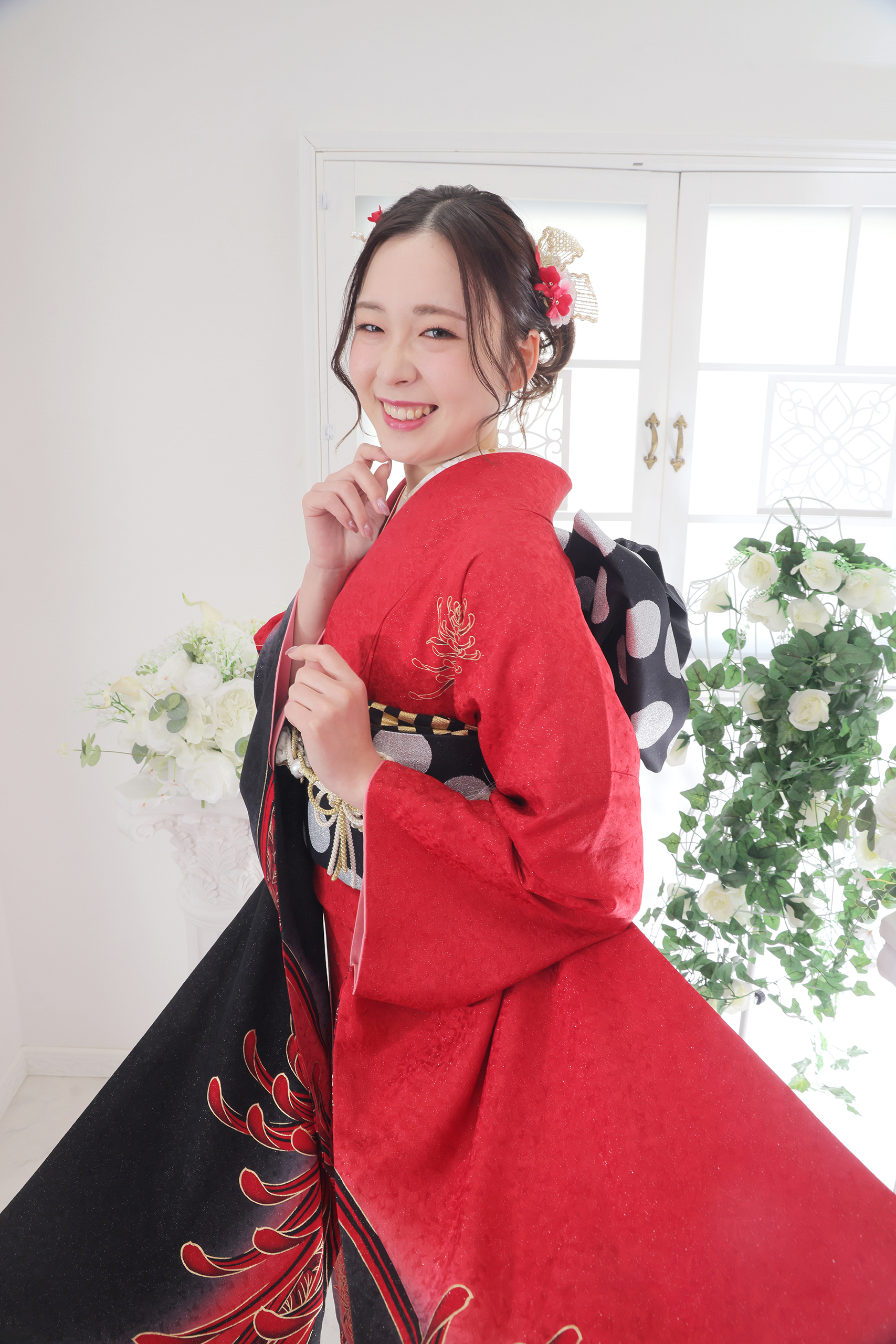 振袖レンタルNP57-<br />137,500円<br />【サイズ】Free 成人式年度: 成人式2027年1月