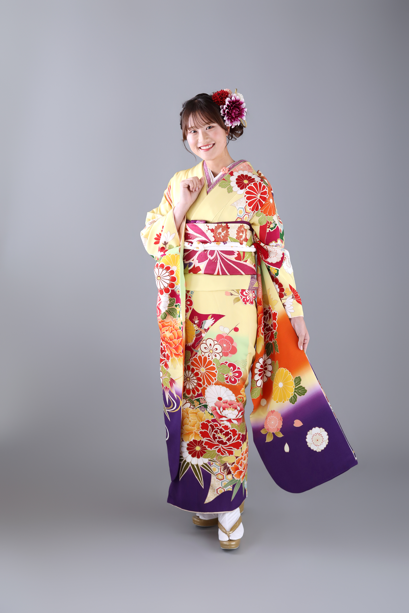 振袖レンタルNP22-<br />137,500円<br />【サイズ】Free 成人式年度: 成人式2027年1月