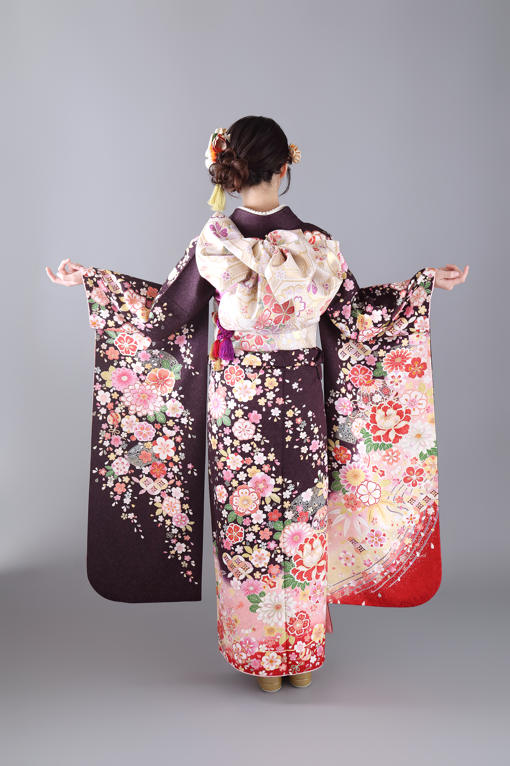 振袖レンタルNP18-<br />82,500円<br />【サイズ】Free 成人式年度: 成人式2027年1月