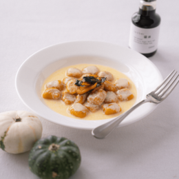 香ばし醤油のかぼちゃニョッキ