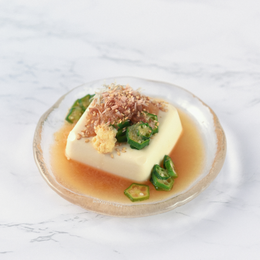 しらすとオクラの冷奴