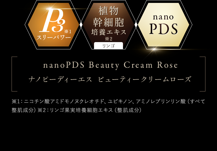 ナノピーディーエス ビューティークリームローズ
