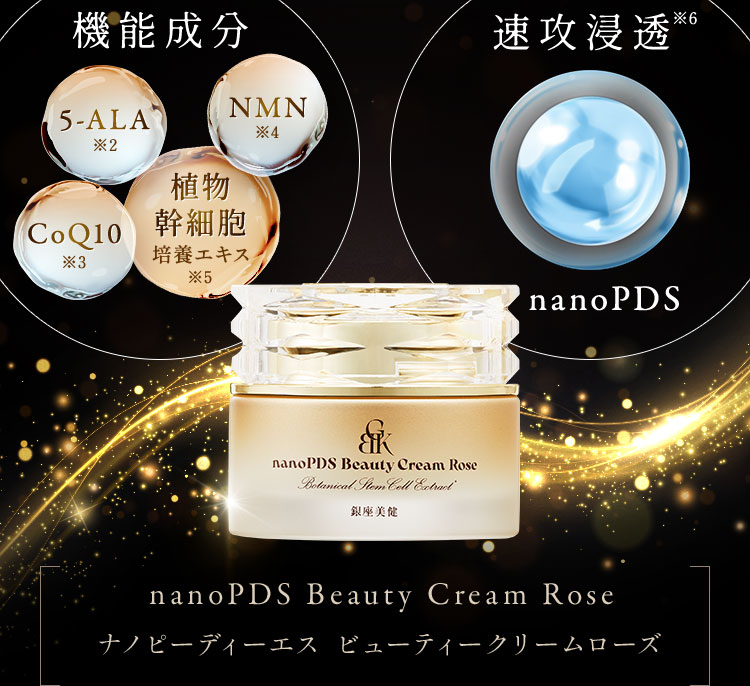 ナノピーディーエス ビューティークリームローズ