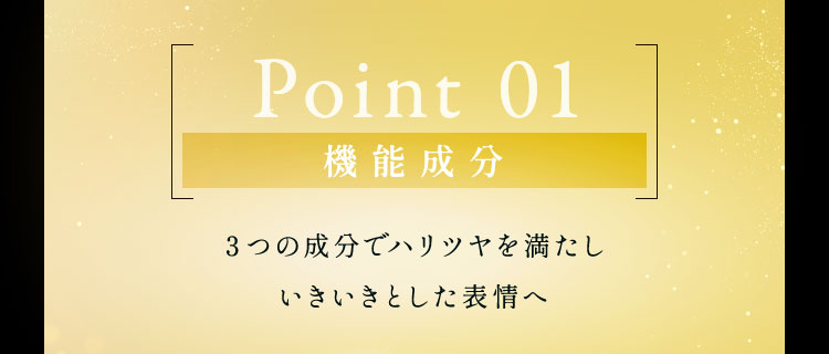 Point 01機能成分