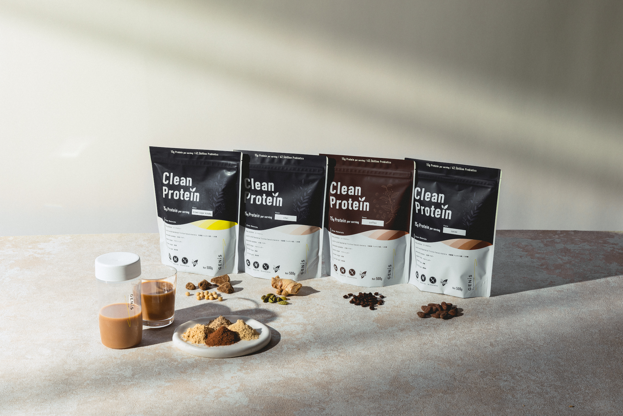 値下げ⭐︎GENiS CleanProtein クリーンプロテイン コーヒー味 新発売】Clean Protein“CHAI・COFFEE”が新発売されました。