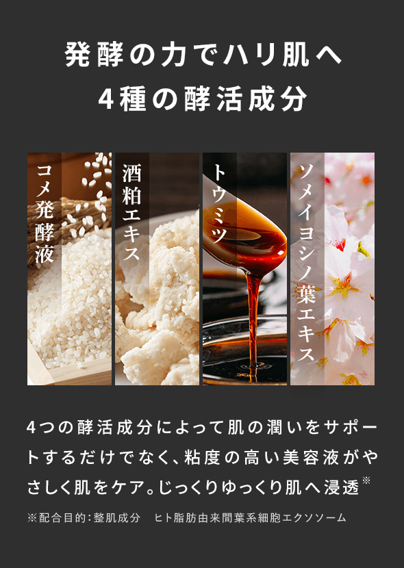 4種の酵活成分