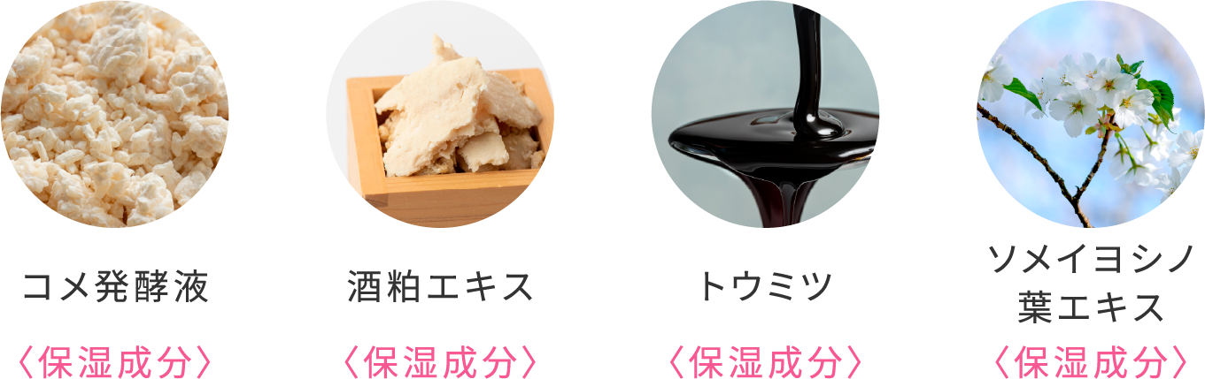 GENiS発酵成分 コメ発酵液・酒粕エキス・トウキツ・ソメイヨシノ葉エキス