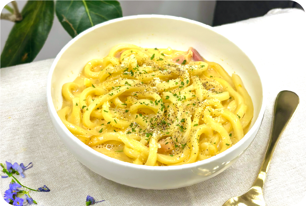 コンポタカルボうどん
