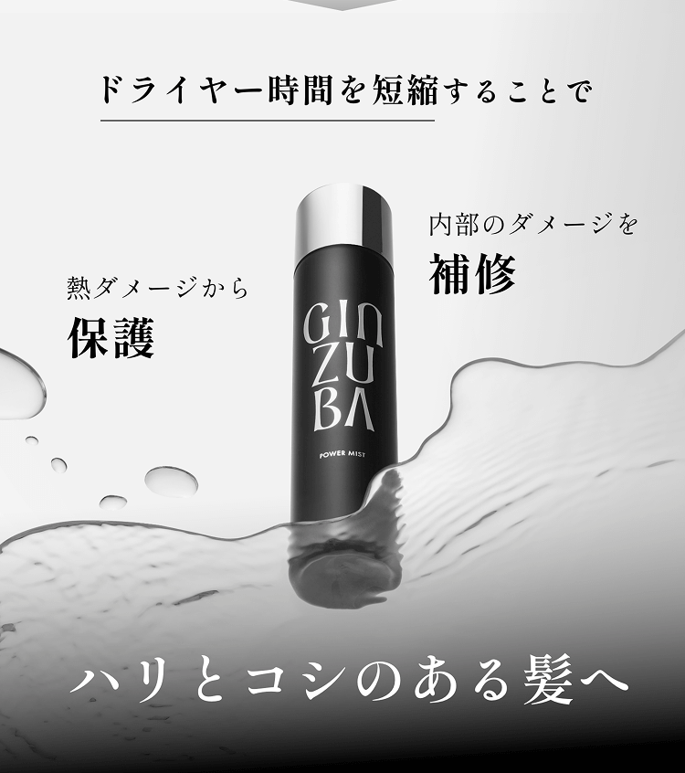 ドライヤー時間を短縮することで内部のダメージを補修熱ダメージから保護ハリとコシのある髪へ