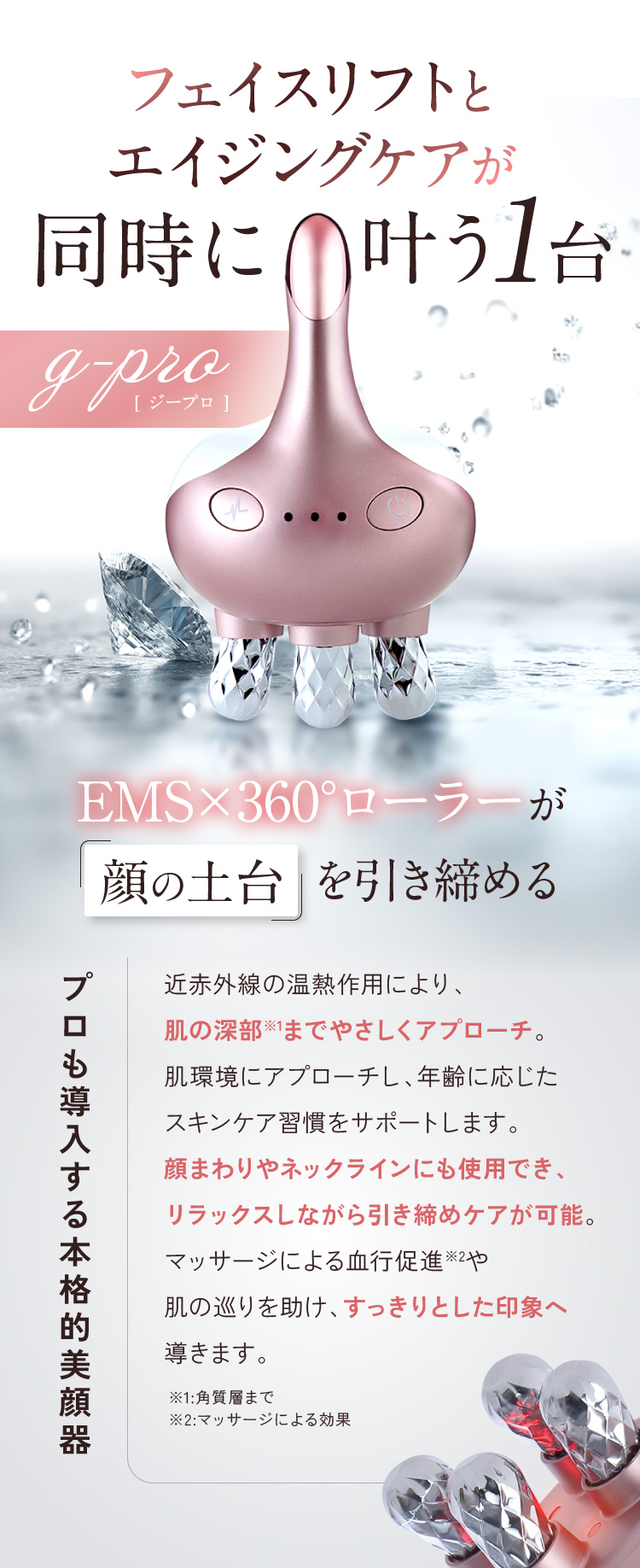 フェイスリフトとエイジングケアが同時に叶う1台