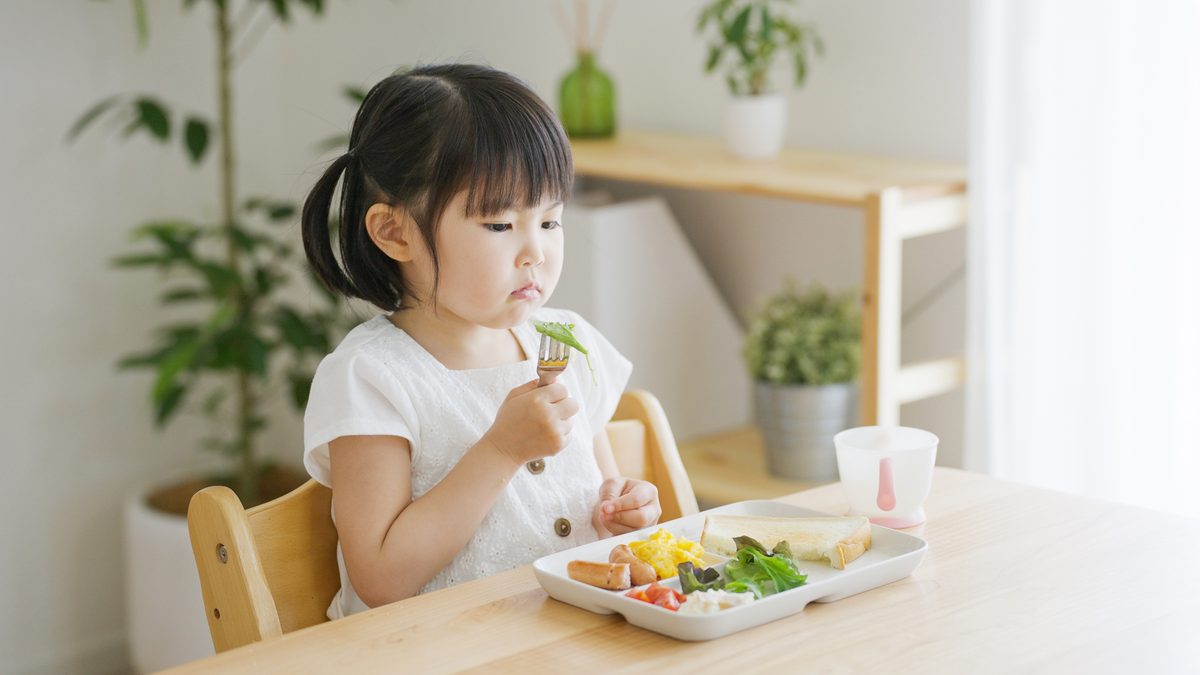 子供の少食のイメージ