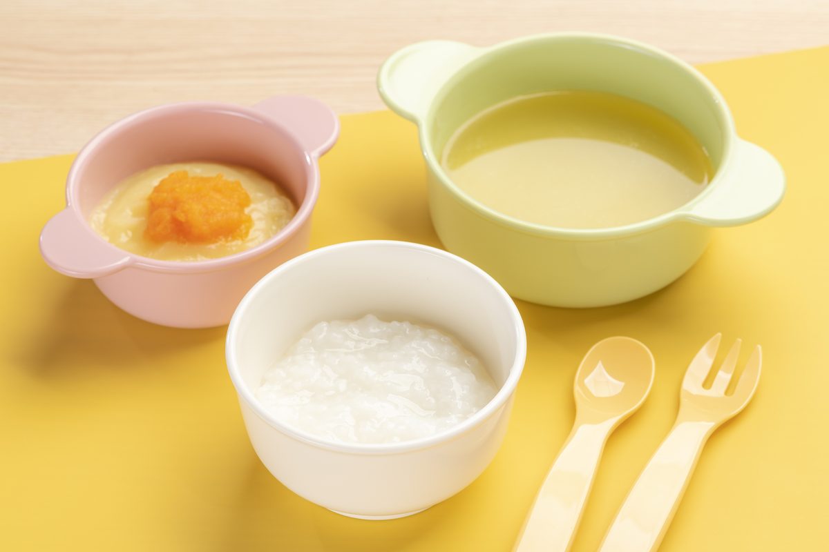 離乳食のおかゆをだしで炊く方法のイメージ