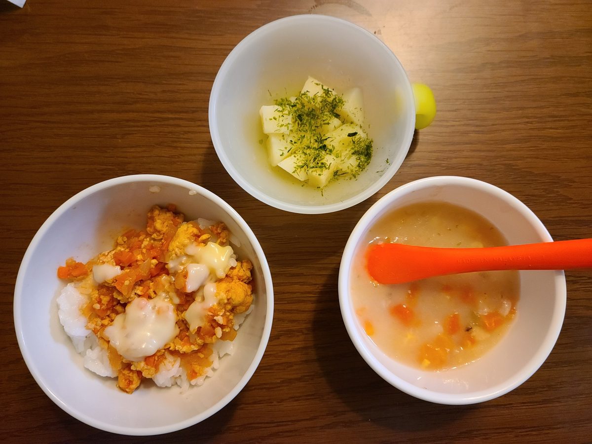 離乳食の味付け月齢別早見表のイメージ