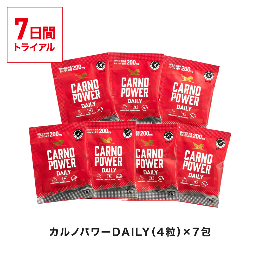 カルノパワーDAILY（28粒）7日間トライアルセット※300円クーポン付き