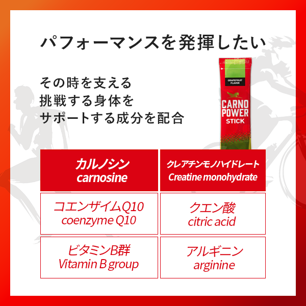 送料無料【定期】カルノパワーDAILY（120粒・錠剤）＋STICK（7本）セット※初回3,980円